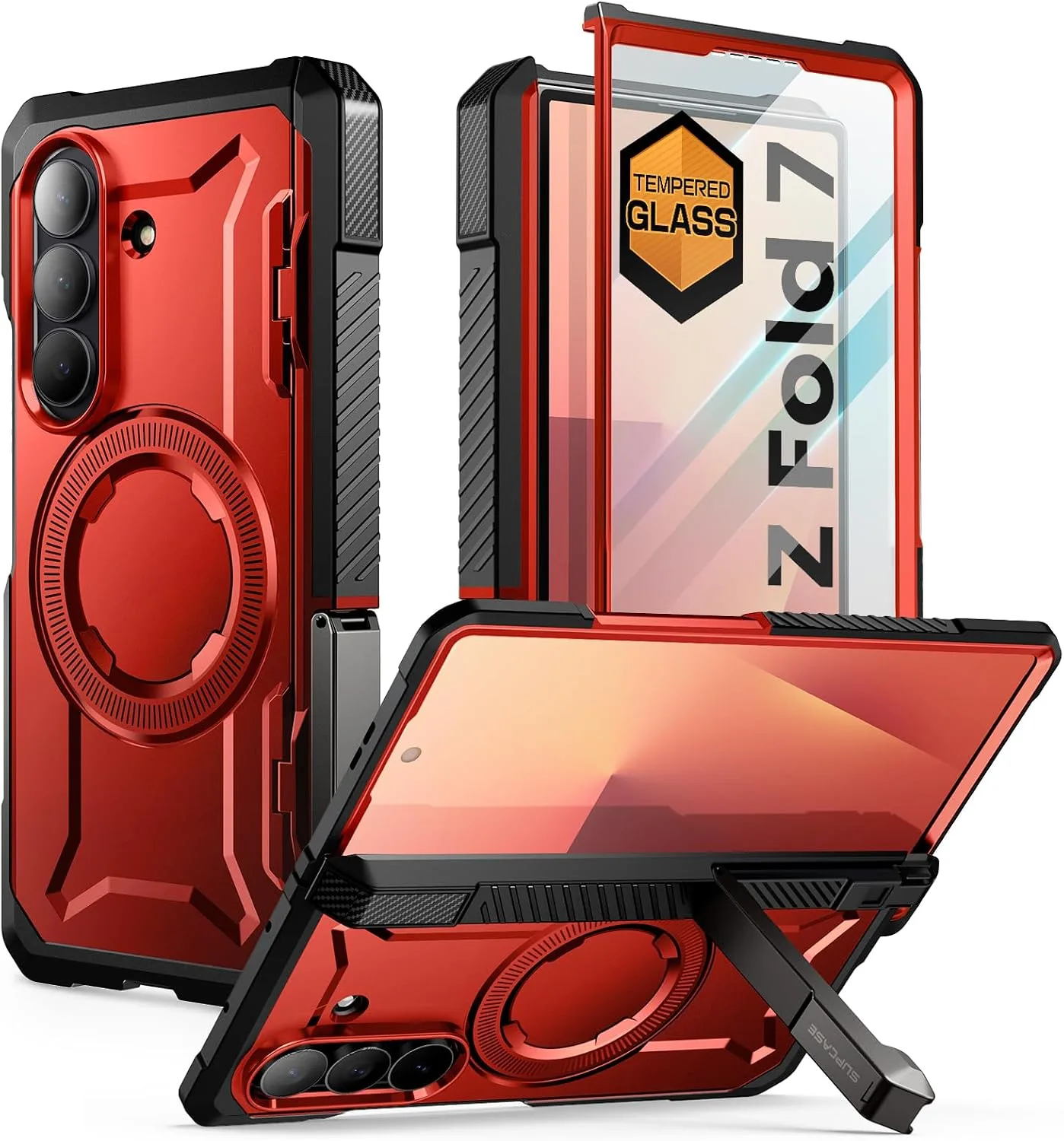 Carcasa Supcase para Samsung Galaxy Z Fold 7 con soporte Ruddy