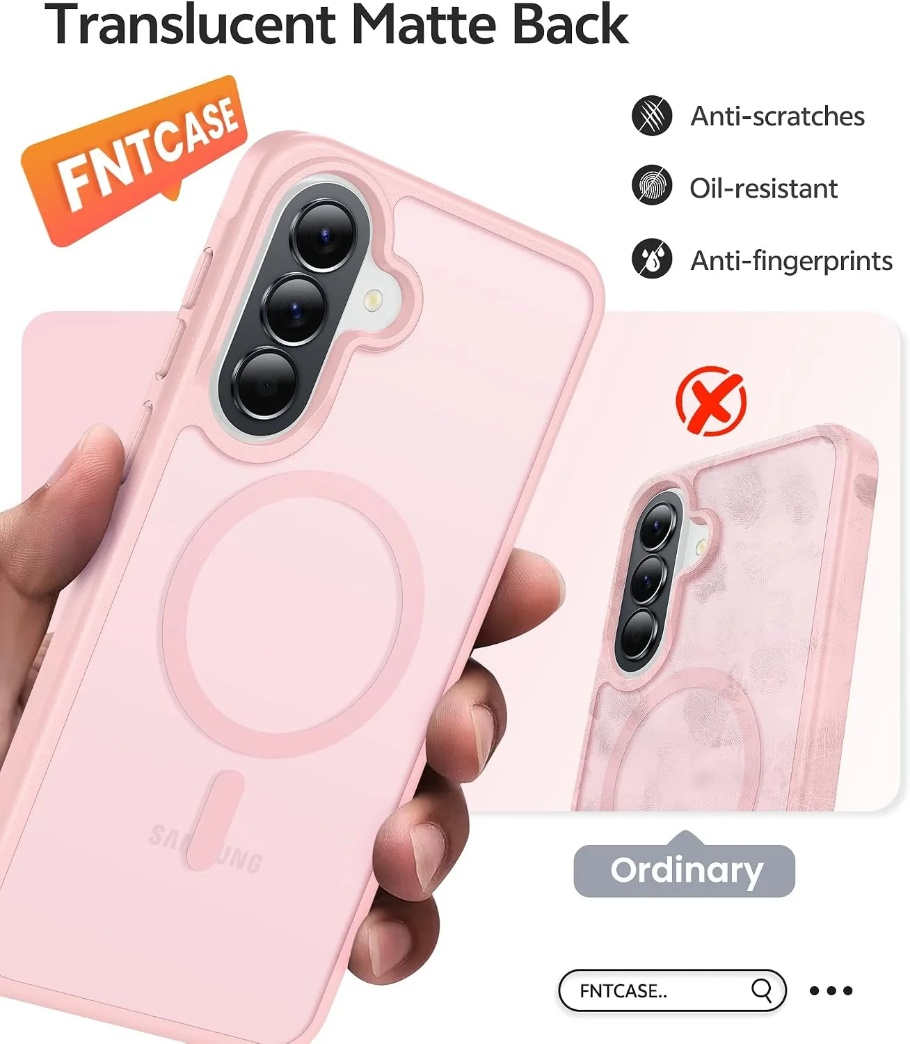 FNTCASE for Samsung Galaxy A37/A36 5G Phone Case, Fit for Magsafe