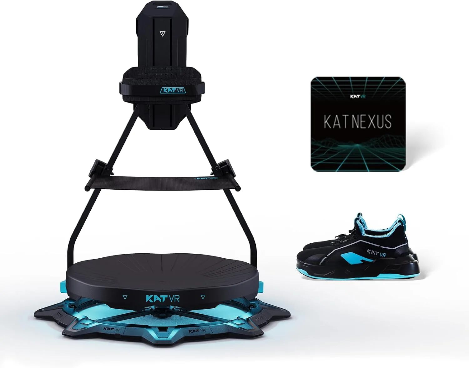 KAT VR Shoes for KAT Walk C2 Series – Special Anti-Friction Design for 360° Walking on VR Treadmill Platform – Full-Body Motion Tracking Footwear for Immersive Gaming US Size 9.5