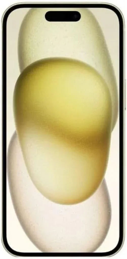 Apple iPhone 15, 128GB, Yellow - Unlocked (Renewed)