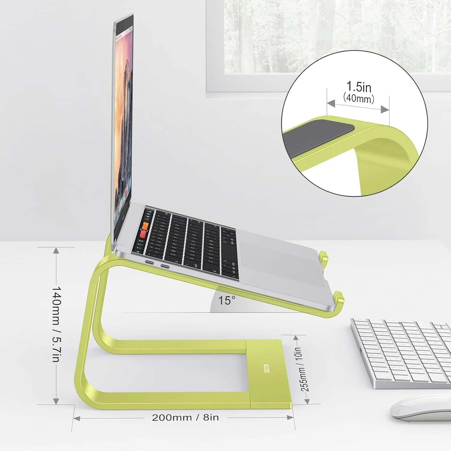 OMOTON Laptop Stand, Detachable Mount for MacBook Air/Pro Dell HP Citron