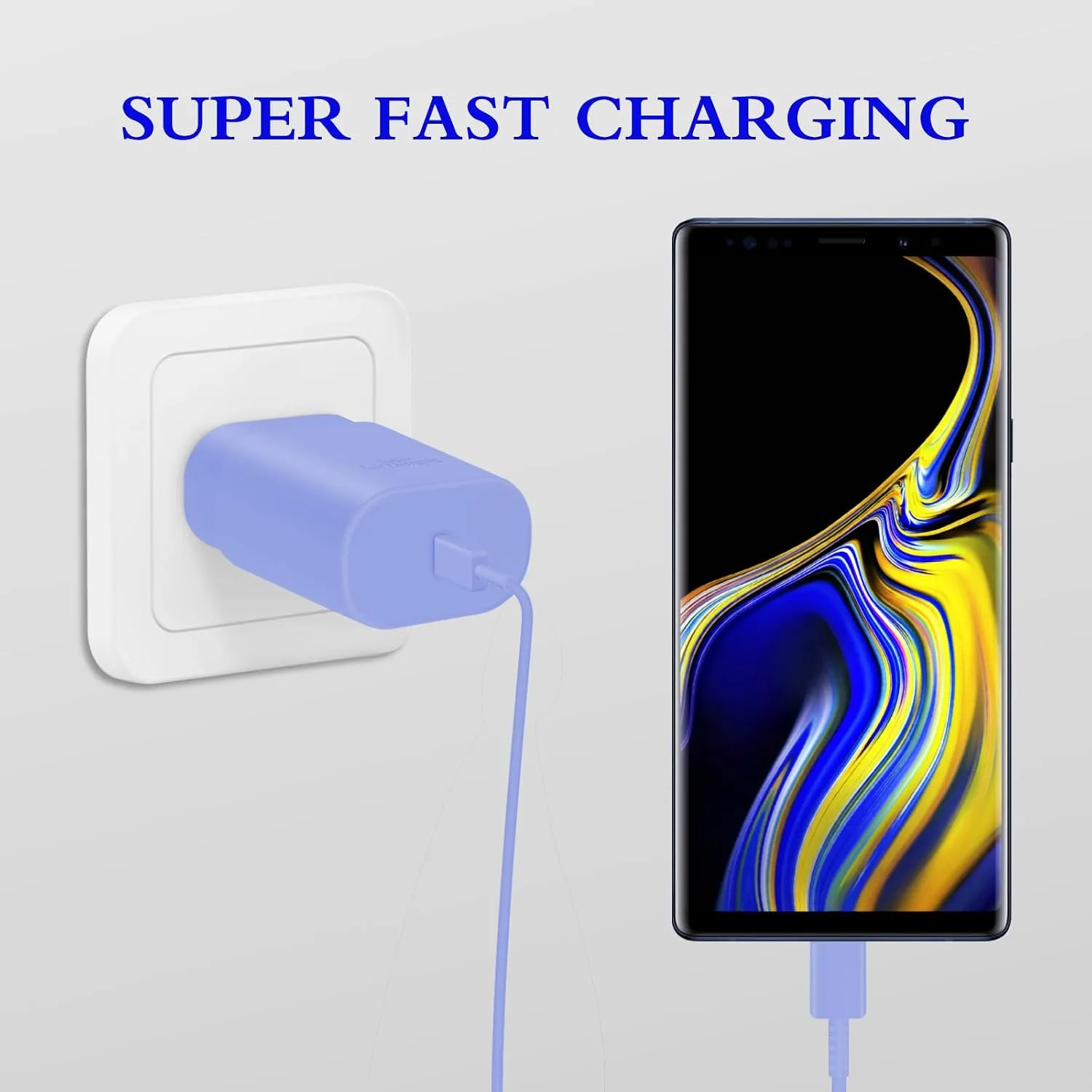 Type C Charger Fast Charging 2-Pack 25W Long 6FT USB C Cable