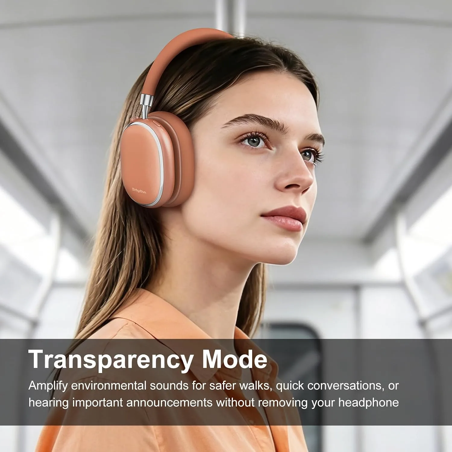 Srhythm NiceComfort 95 Adaptive Noise Cancelling Headphones Wireless