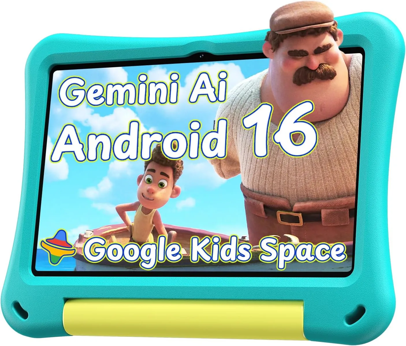 Kids Tablet 10 Inch, Android 16 Tablet with Parental Controls, EVA Case