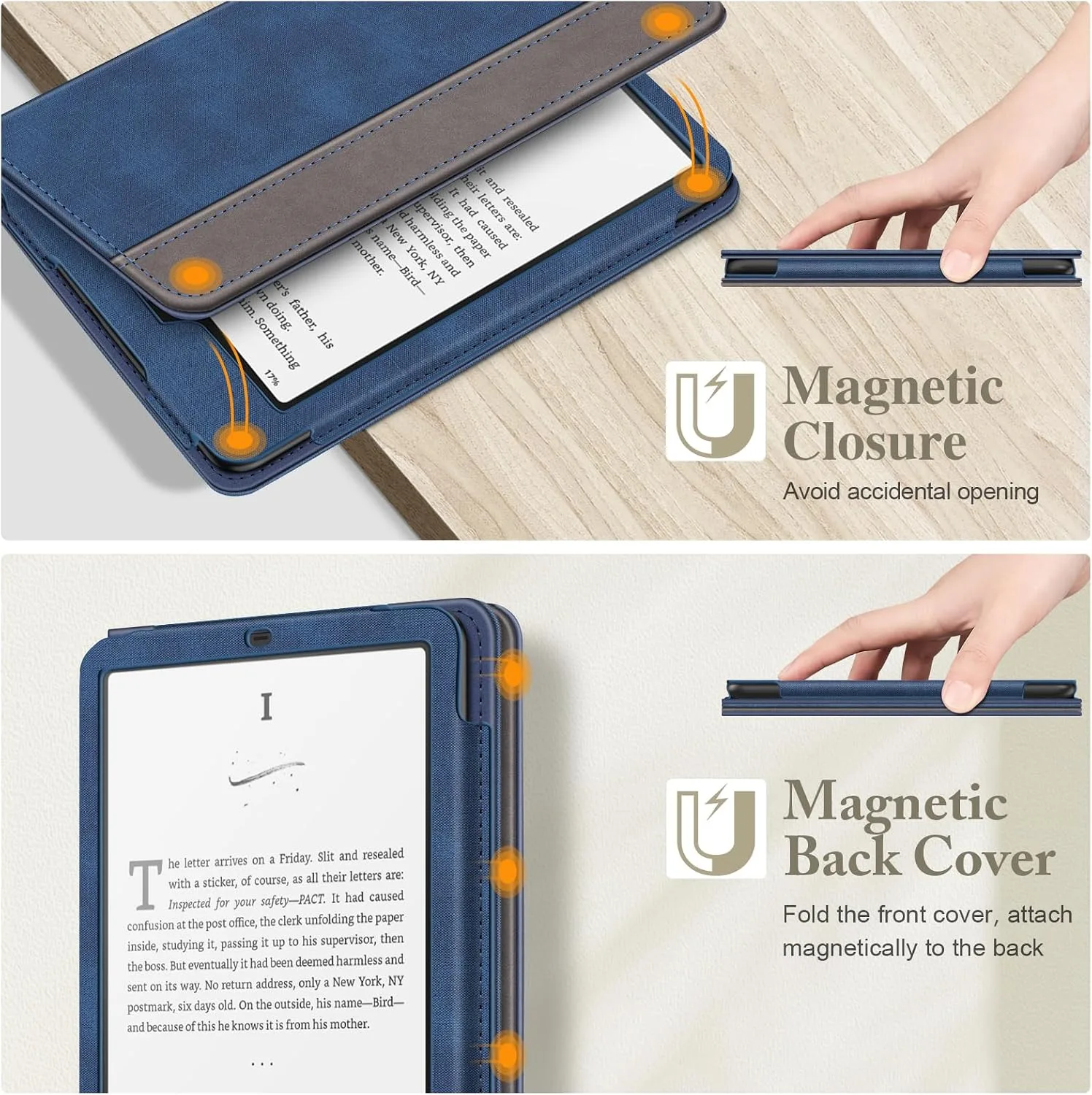 Fintie Case for 7"/6.8" Kindle Paperwhite 12th/11th Gen & Kindle Colorsoft