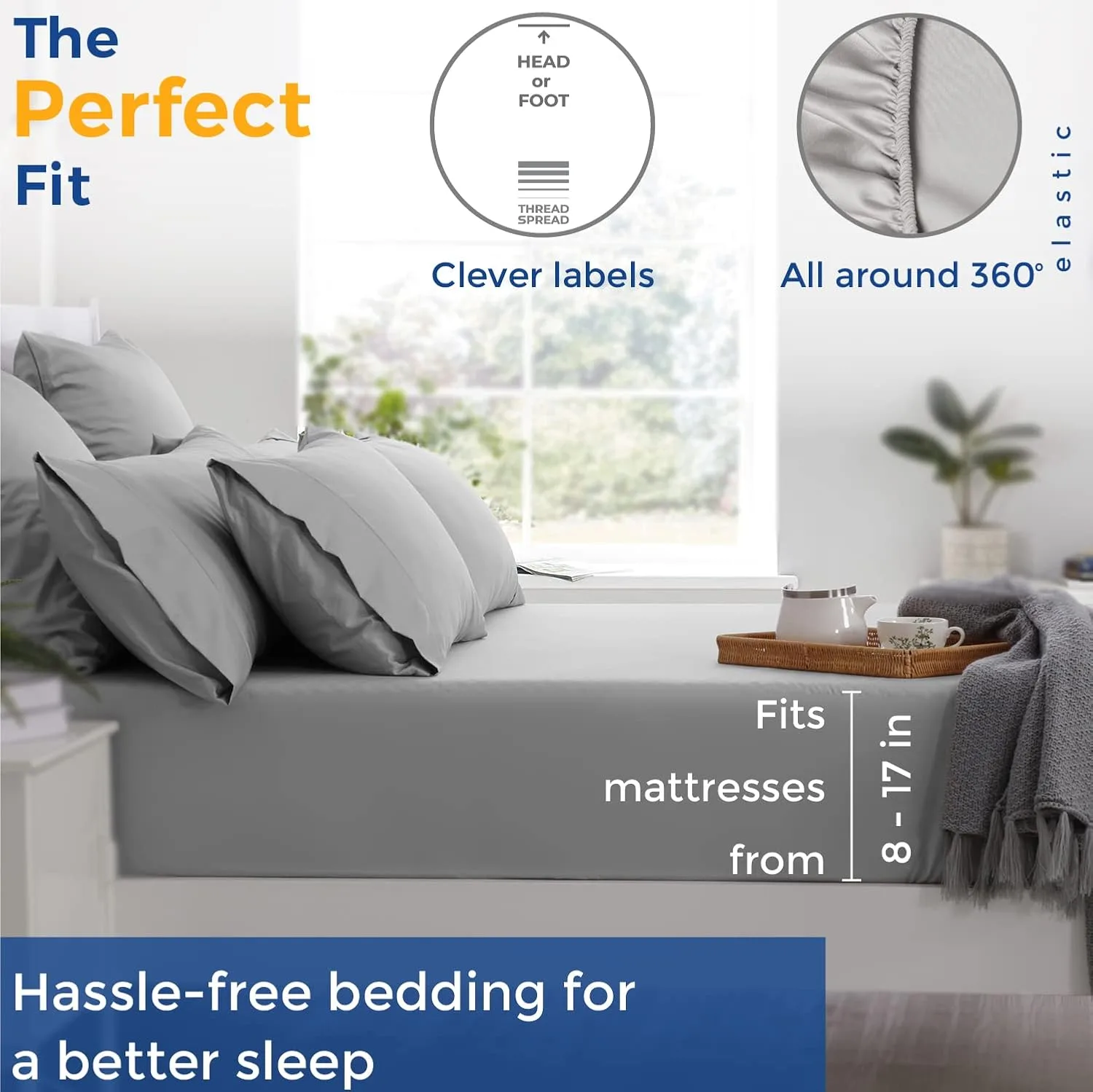 THREAD SPREAD Striped Egyptian Cotton Sheets Twin XL Size - 600 Series Bliss Collection Damask Twin XL Sheets Deep Pockets (3 PC, Burgundy Stripe), Sateen Dorm Bedding, Fits Mattress Upto 18"