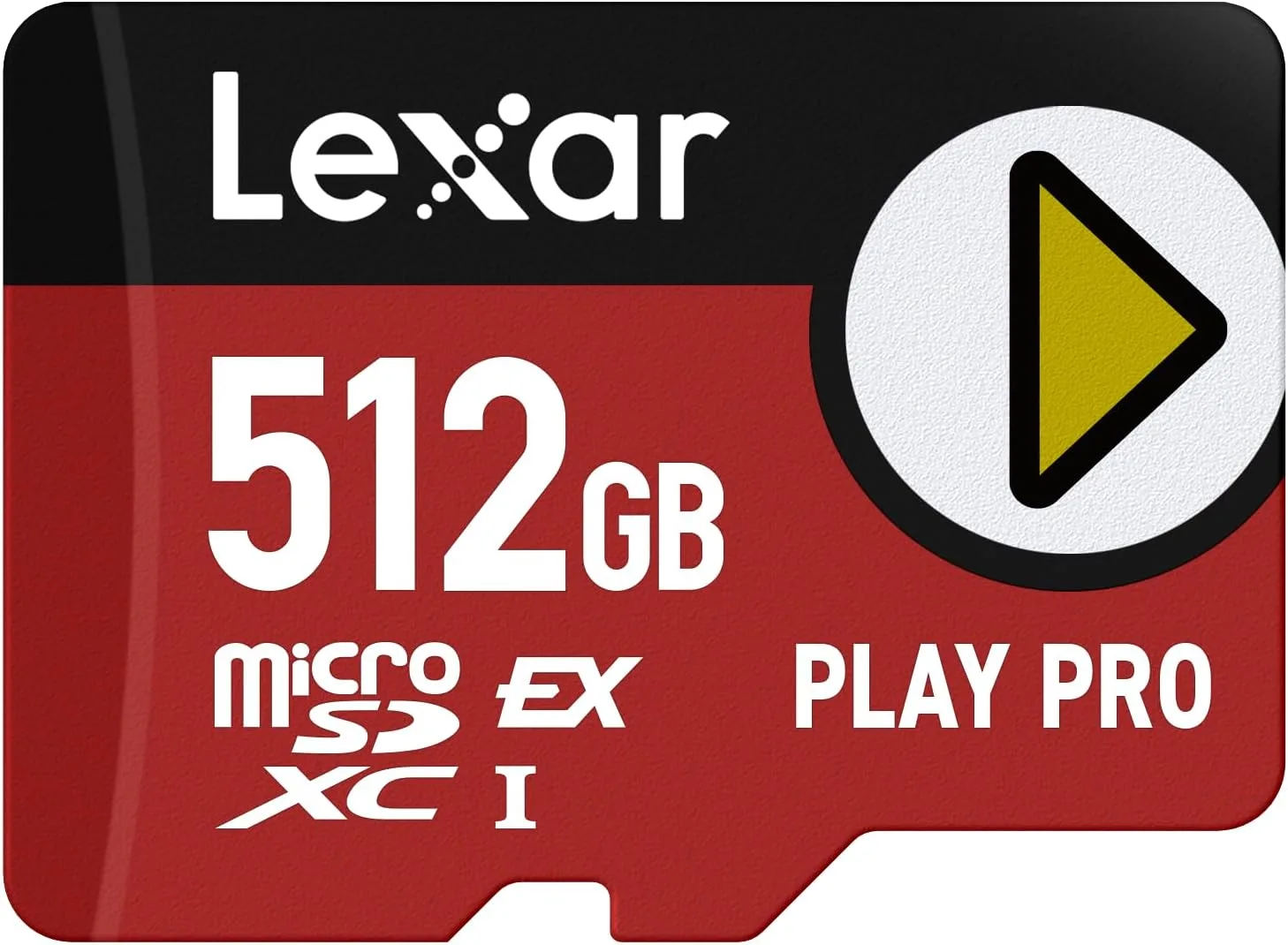 Lexar 512GB Play PRO Micro SD Express Card, 900MB/s Read, 4K, V30, UHS-I