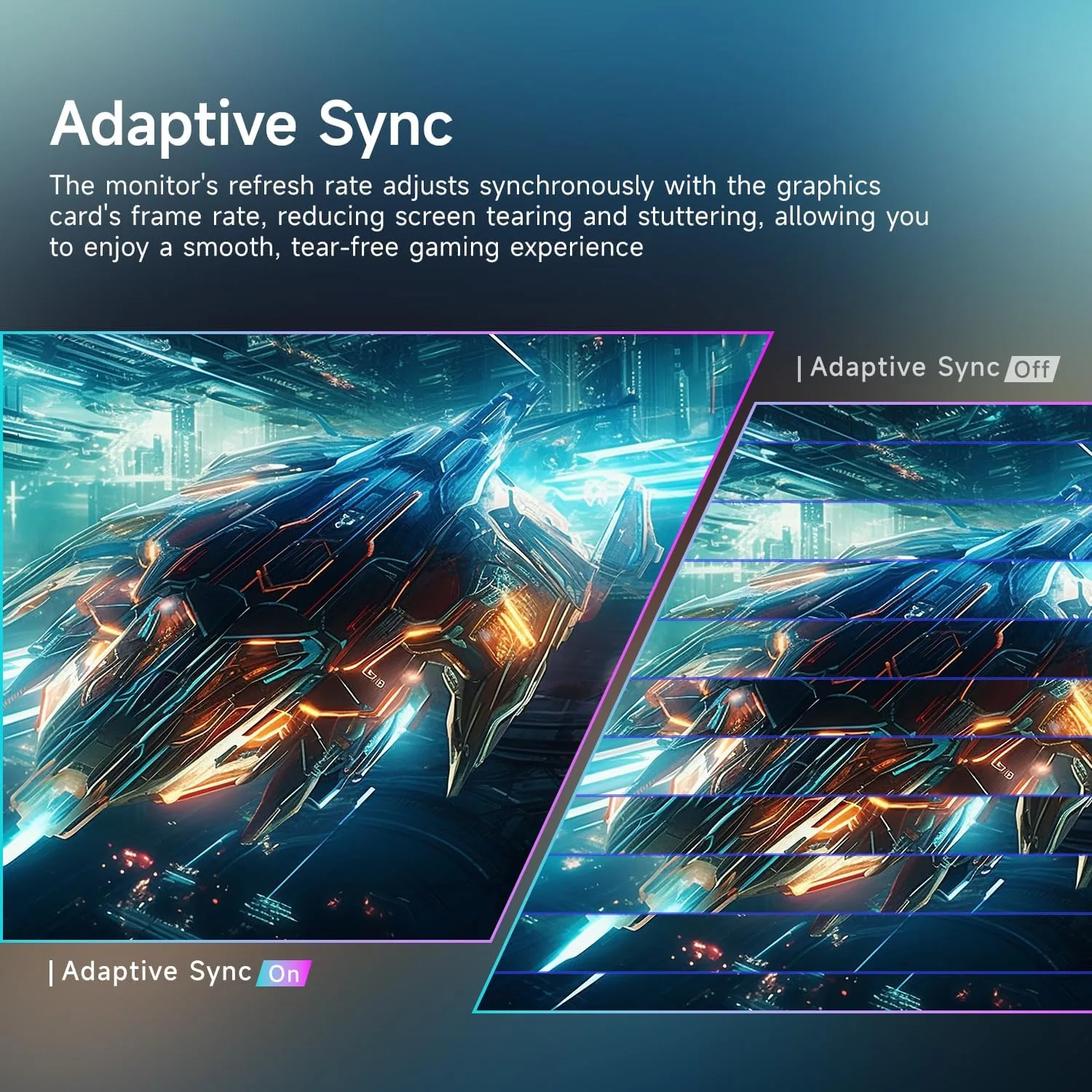 ArcticPro 24" 260Hz 240Hz Gaming Monitor, 1080p Monitor, Adaptive Sync