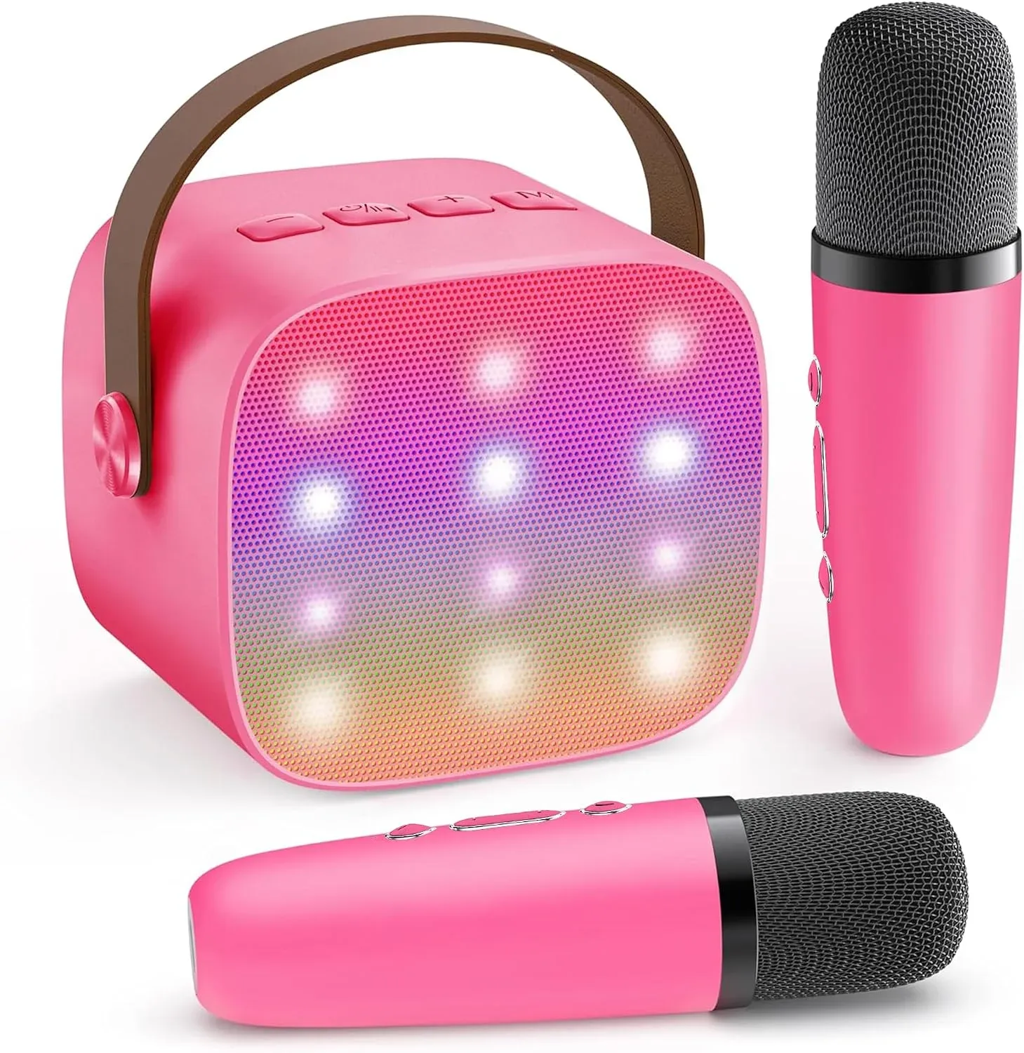 Micrófono Karaoke YLL Mini con 2 Micrófonos Inalámbricos para Niños