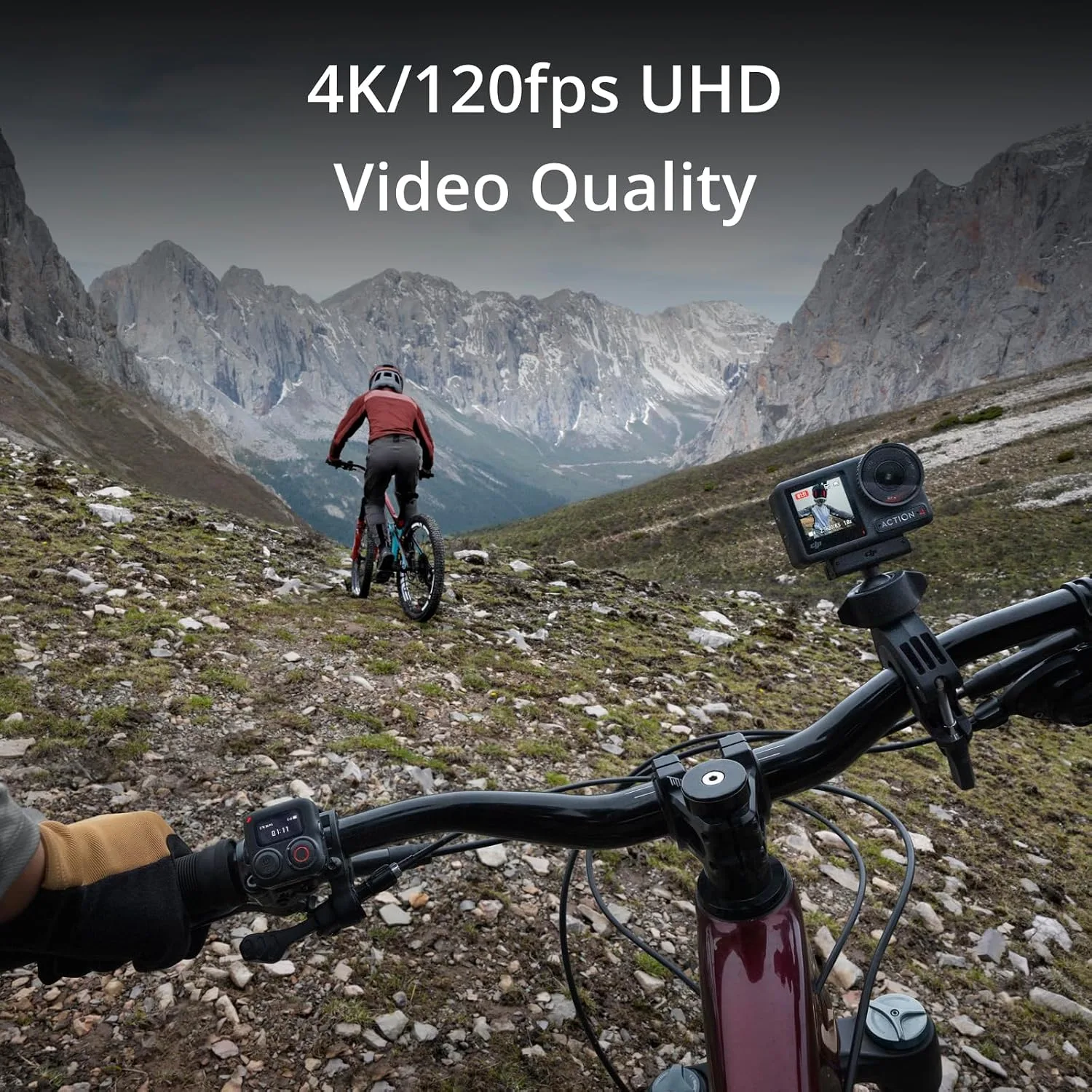 DJI Osmo Action 4 Standard Combo, Waterproof Action Camera Vlogging Camera