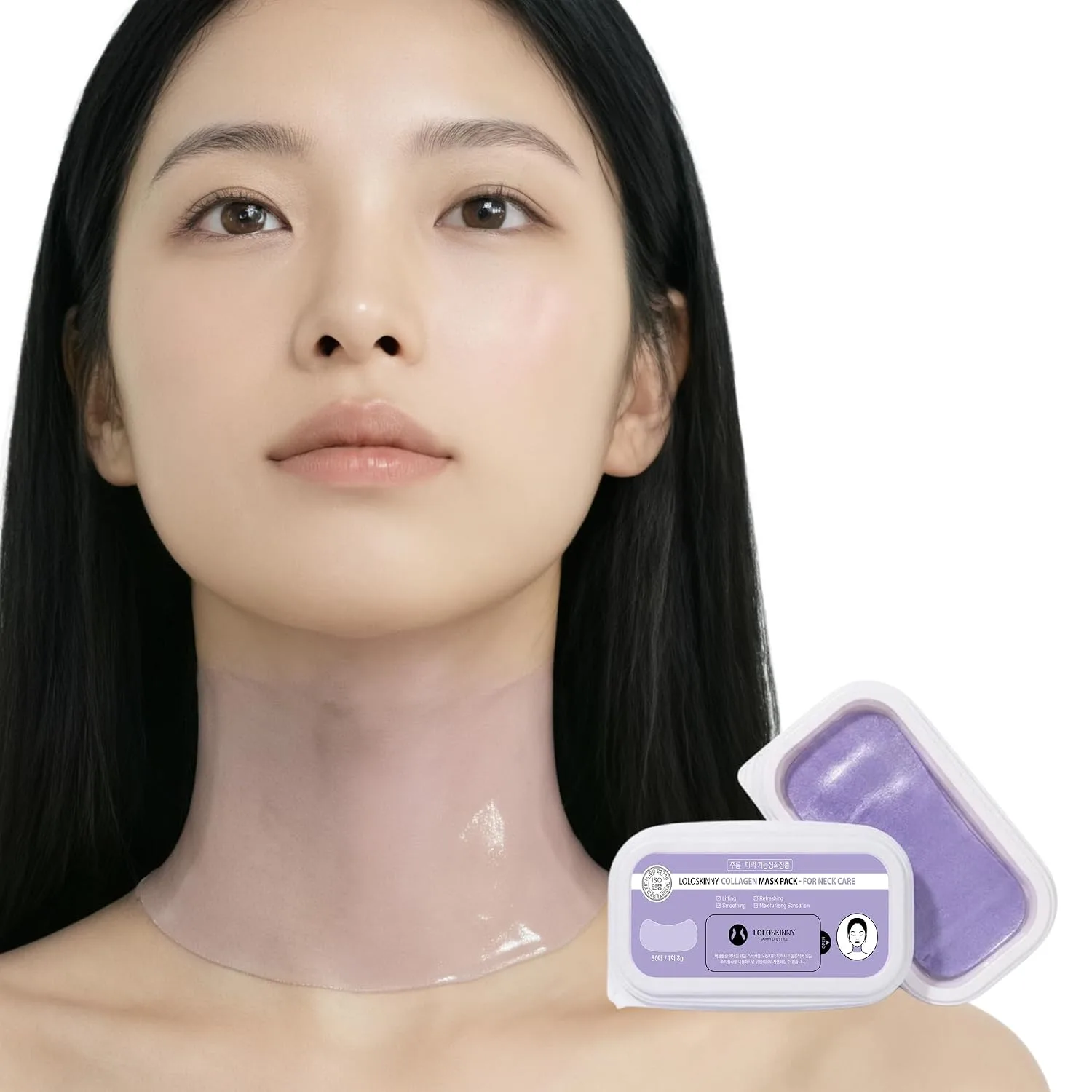Hydrogel Collagen Neck Mask - Bulk Pack for Daily Korean Skin Care Routine - Melting Essence Gel Patches for Deep Wrinkles & Tech Neck - Anti-Aging, Firming & Radiance (30 Sheets)