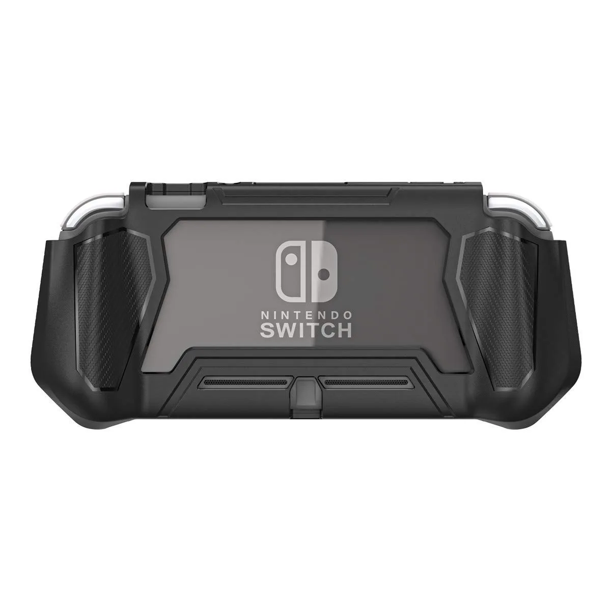 iNOTOGG Compatible with Nintendo Switch Lite Screen Protector Case Cover with Hand Grip, Detachable Protective Case with Shockproof and Anti-Scratch Design for Nintendo Switch Lite, Black