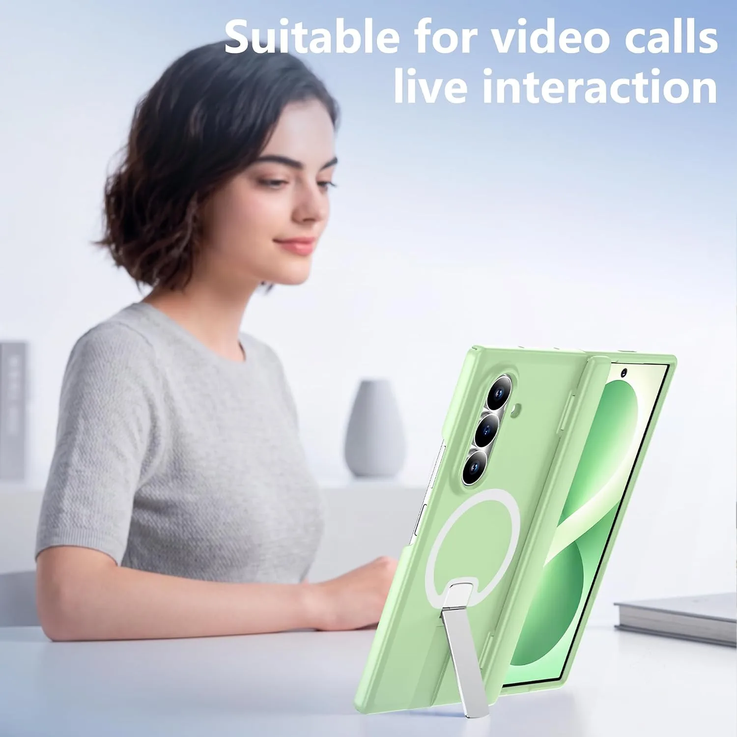 For Samsung Galaxy Z Fold 8 Ultra Case with Kickstand & Screen Protector