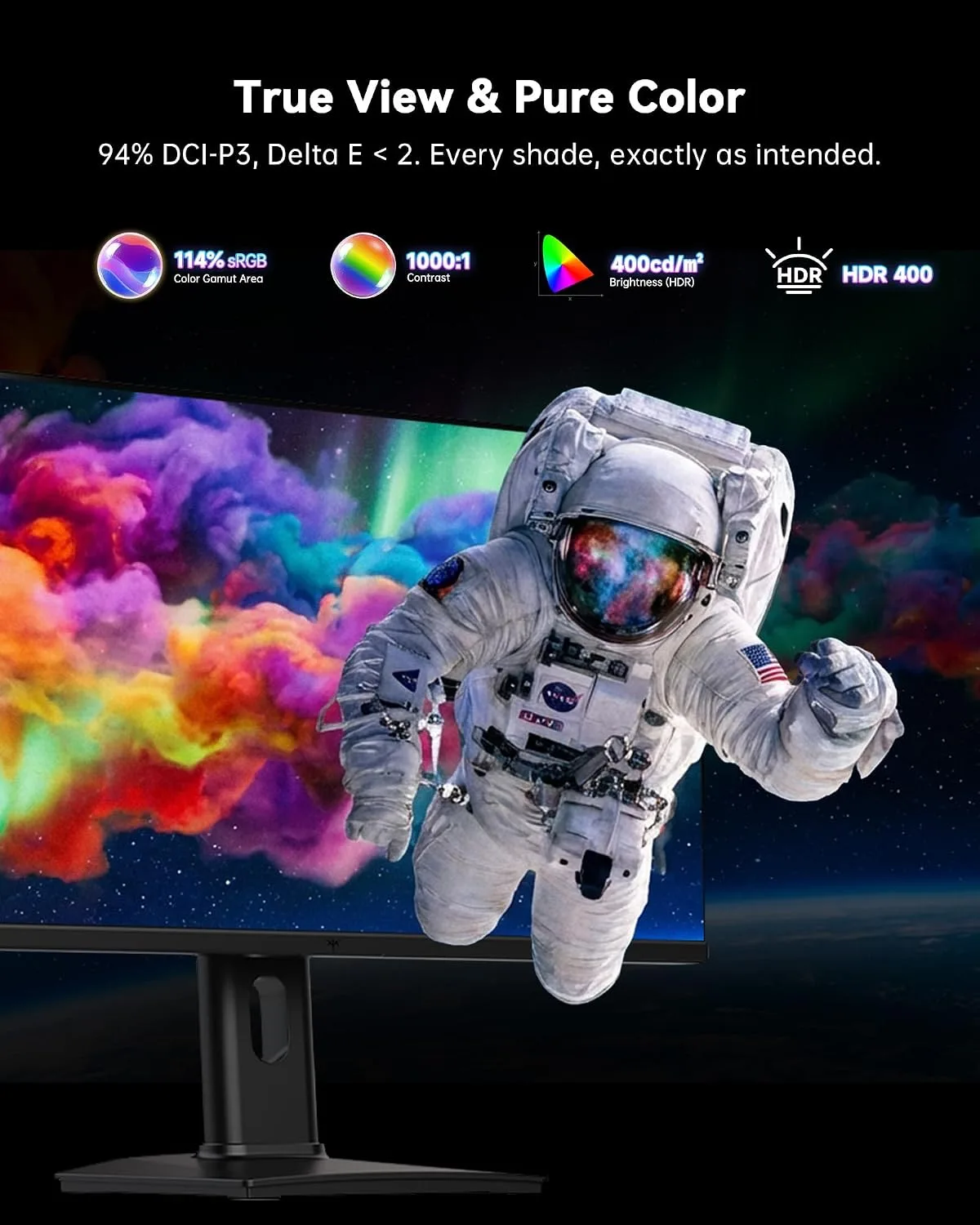 KTC 24.5 Inch 240Hz Gaming Monitor, FHD Computer Monitor Vertical, H25T7-3