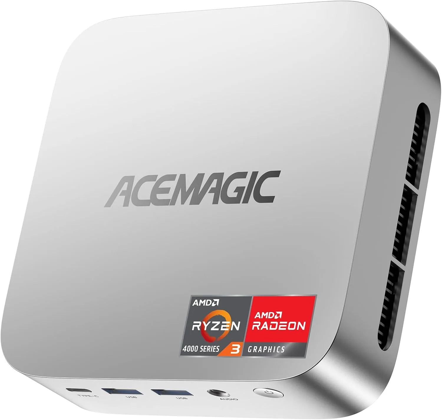 ACEMAGIC K1 Mini PC, AMD Ryzen 4300U 28W Processor, 8GB DDR4 RAM 256GB M.2 SSD (Beat N97/N95), Mini Computers 11 Pro, HDMI+DP1.4 Dual 4K UHD, Gigabit Ethernet Mini Desktop PC Black