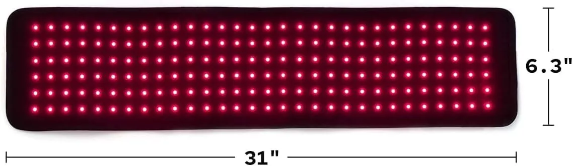 Fringe Red Light Therapy Long Wrap, Wireless, 660nm & 850nm Infrared