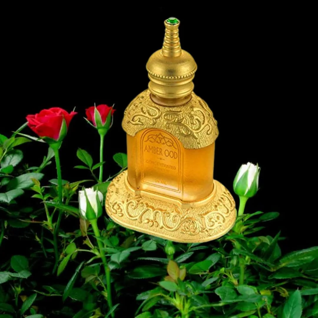 RASASI Amber Ood Arabian Perfume Oils for Women & Men 14ML(0.46 Oz) - Long Lasting Concentrated Perfume Oil With Rich, Alluring Unisex Scented Oil - Ideal for Daily Wear & Memorable Special Occasions