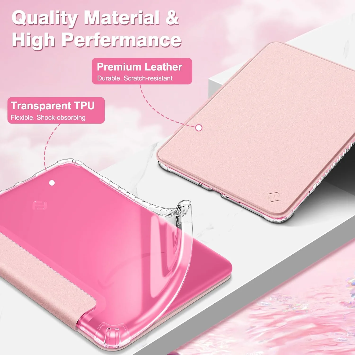 Fintie Clear Case for 7" Kindle Paperwhite 12th Gen 2024 & Kindle Colorsoft