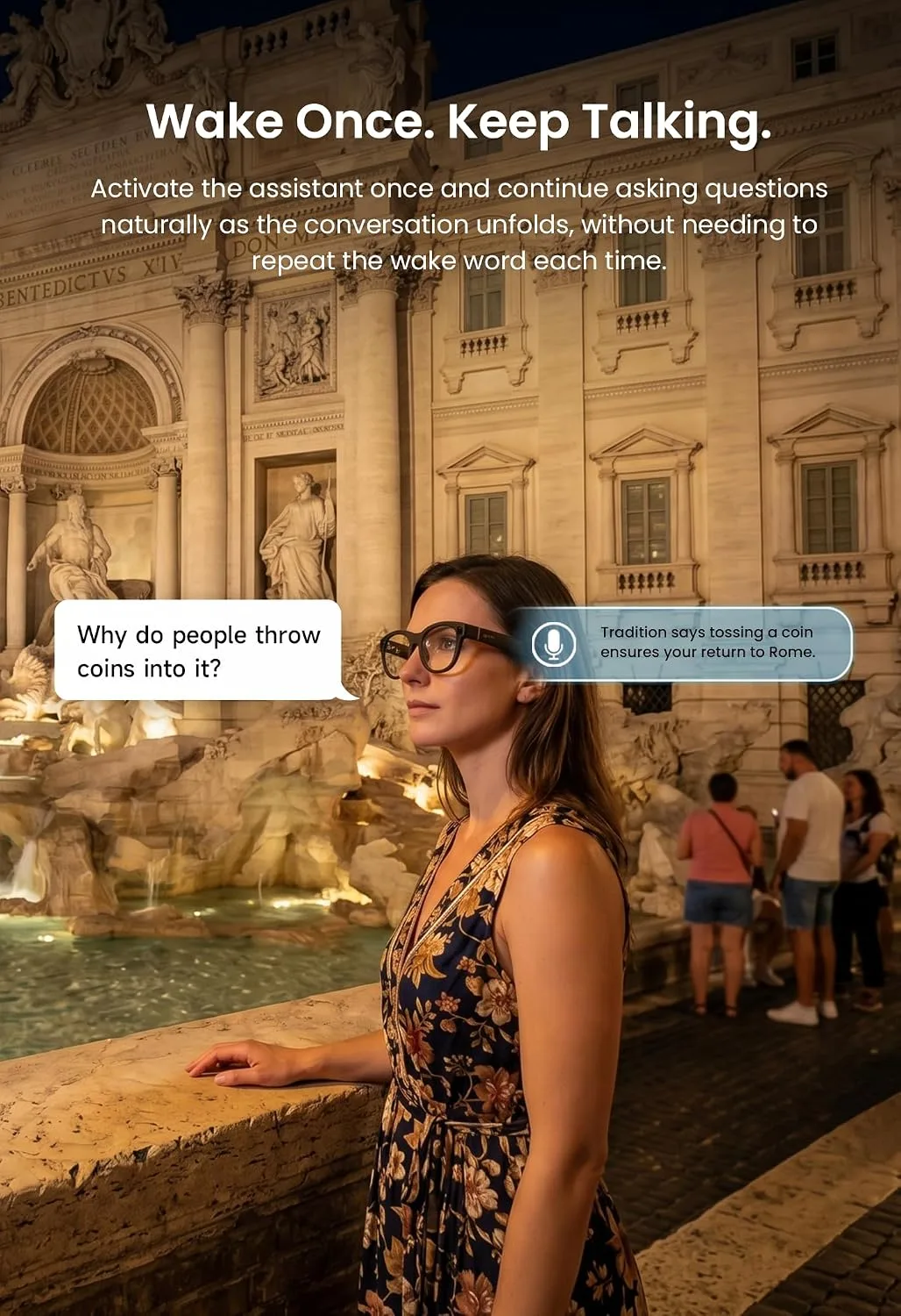 G5 AI Smart Glasses with Camera and Bluetooth, 13MP Video Recording Glasses