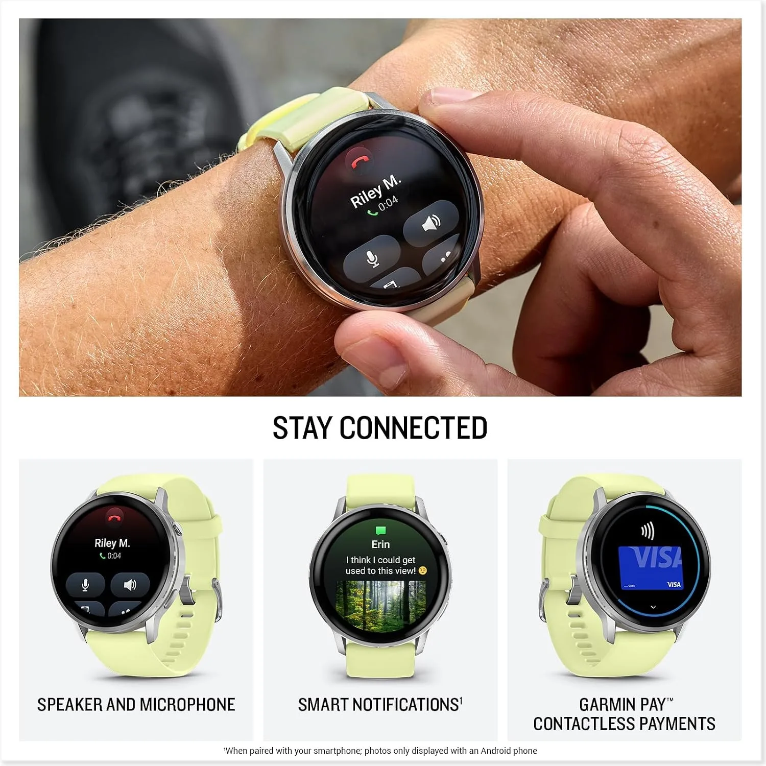 Garmin Venu 4 Health Fitness GPS Smartwatch 45mm AMOLED Bundle
