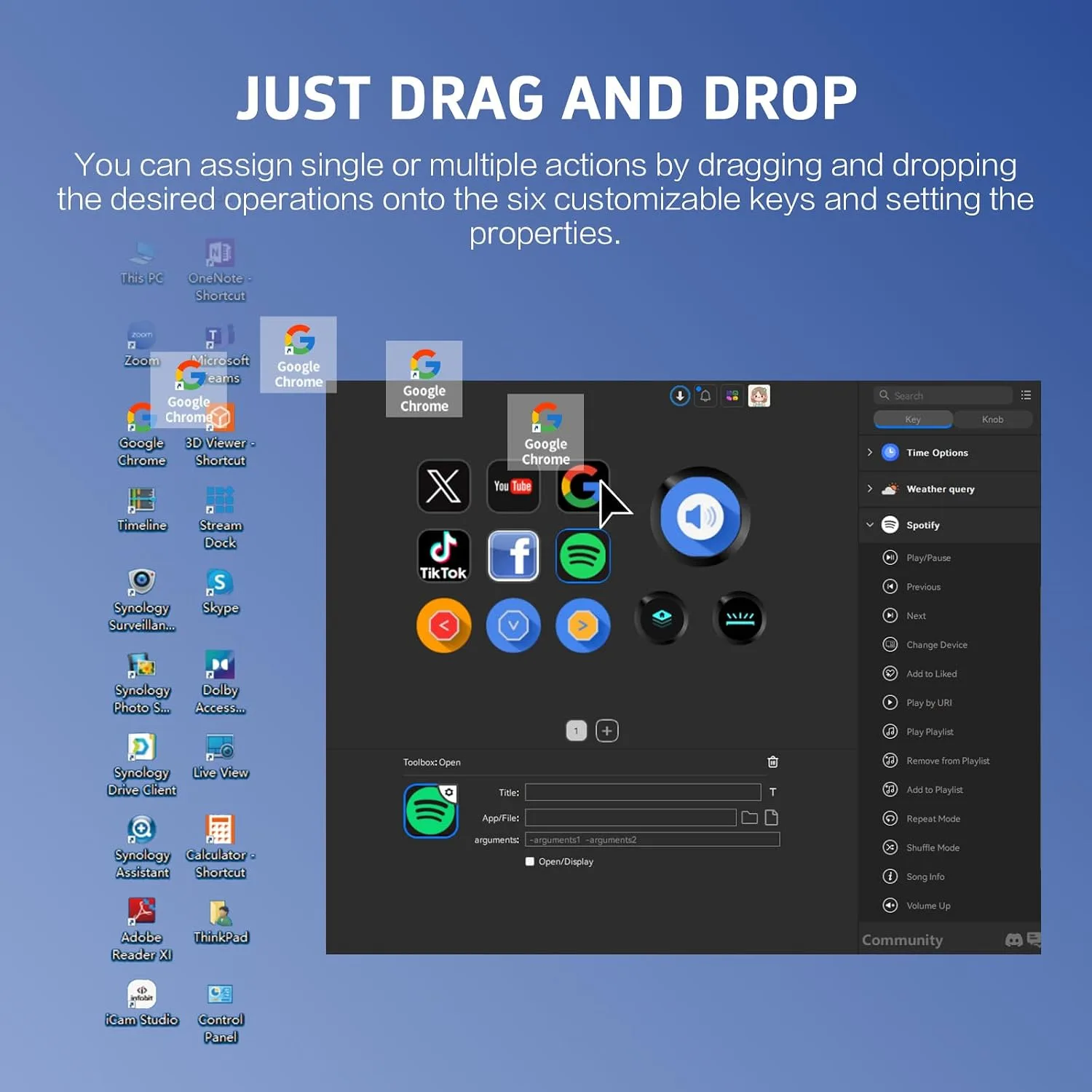 Stream Controller Deck,Macro Keypad,Gaming Shortcut Keyboard
