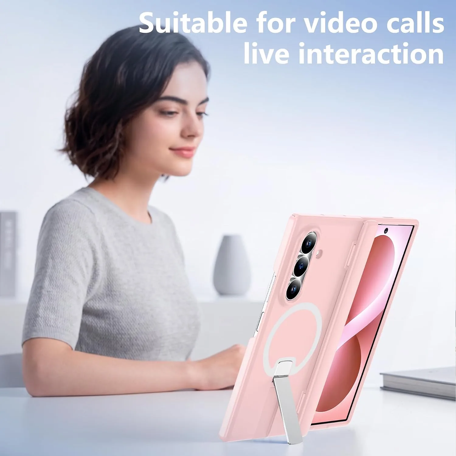 For Samsung Galaxy Z Fold 8 Ultra Case with Kickstand & Screen Protector