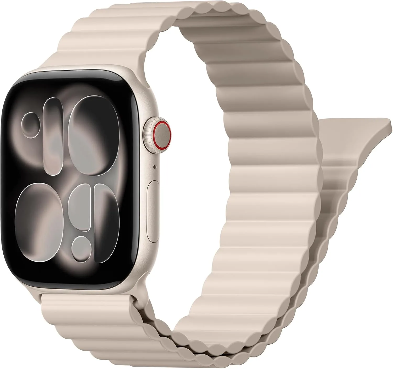 Correa magnética Sport para Apple Watch 38-49mm silicona BXUXOHS