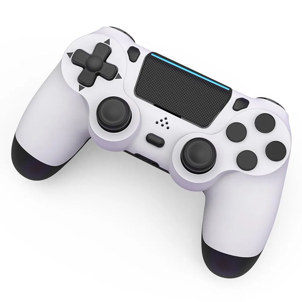 MOVONE Wireless Controller Dual Vibration Game Joystick Controller for Ps4 Controller/Slim/Pro,Compatible with PS4 Console (black)