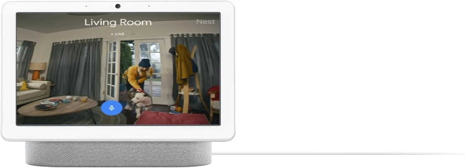 Google Nest Hub Max, Japan Model, Multi Language Nest Hub 10-inch with English Compatibility, H2A GA00426-JP (Chalk)