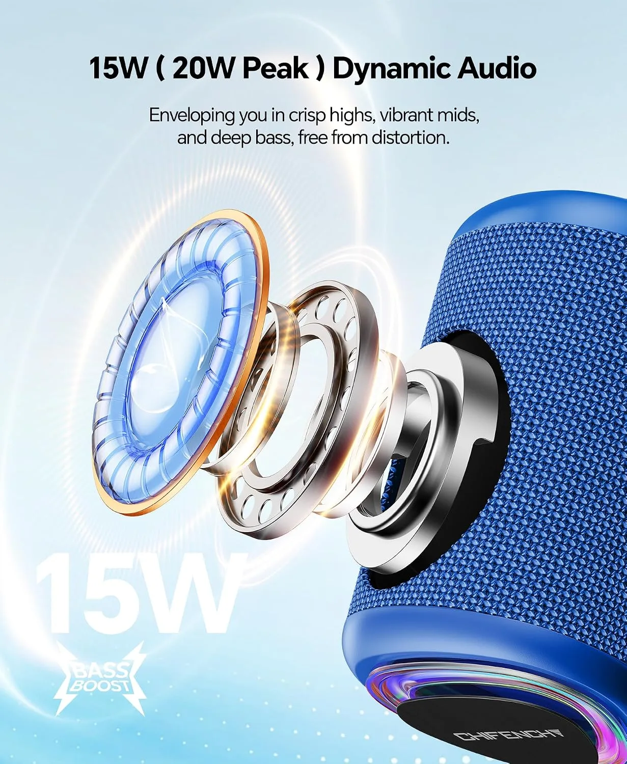 Portable Bluetooth Speaker Gift Ideas: Outdoor Travel Essentials Waterproof