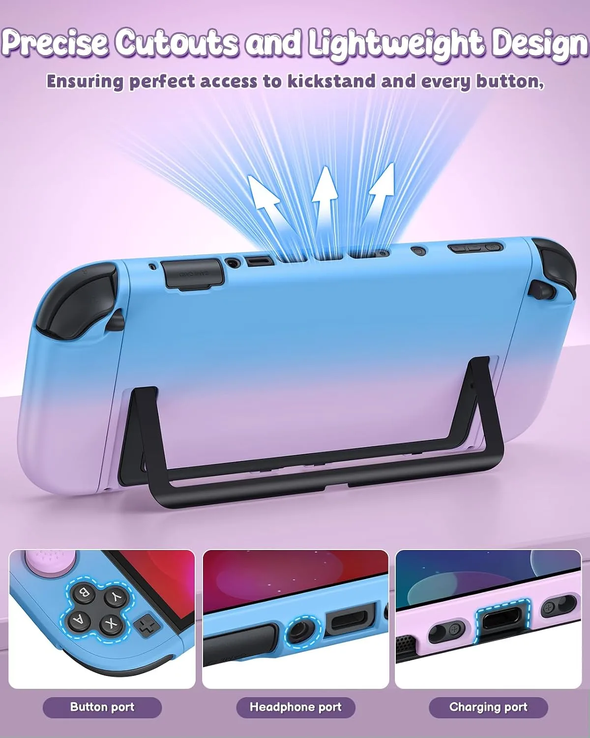 FYOUNG Switch 2 Cute Cover Case, Dockable Protective Shell for Nintendo 2