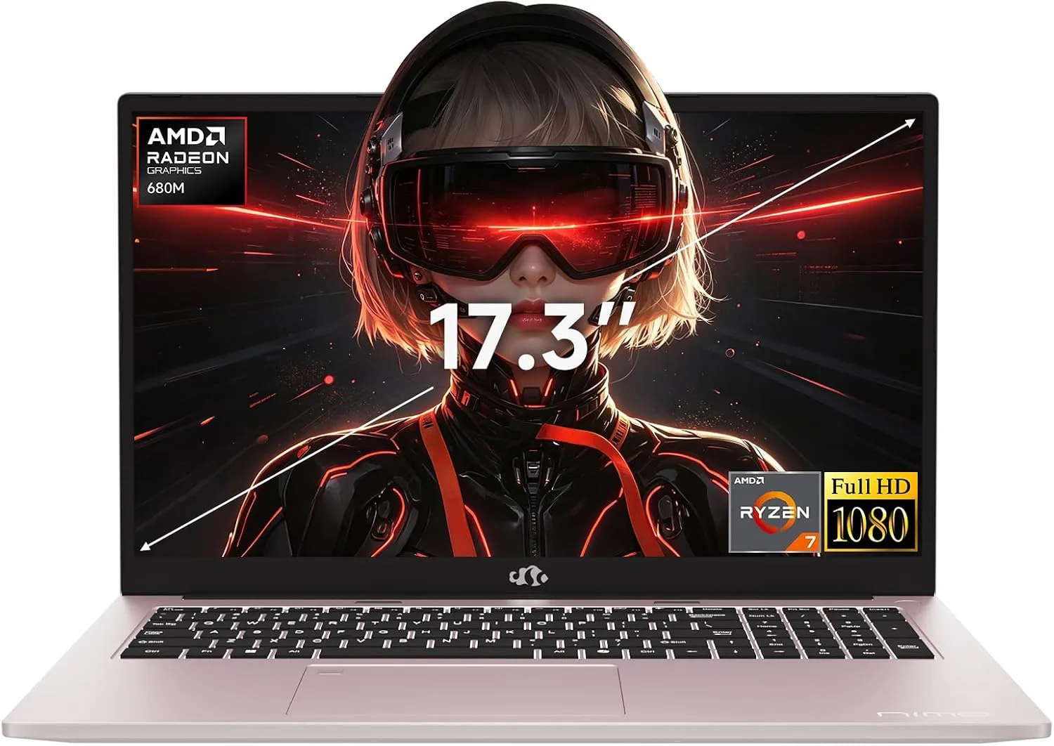 Laptop Nimo 17.3" AMD Ryzen 7 7735HS 16GB DDR5 1TB SSD Radeon 680M