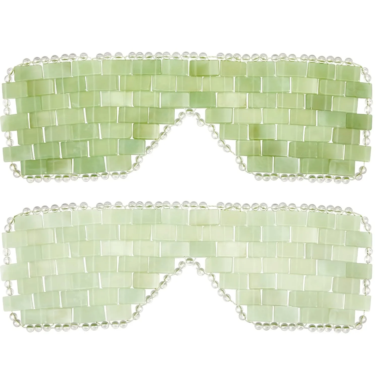 Hercicy Jade Eye Mask, Jade Stone Facial Cooling Mask