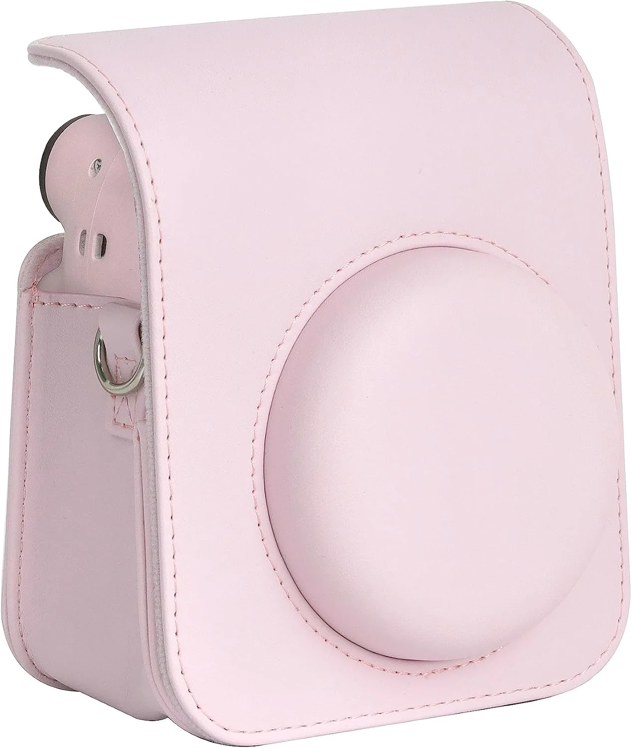 Fujifilm Instax Mini 12 Instant Film Camera Blossom Pink, Fujifilm Instax Mini Twin Pack Instant Film 20 Prints, Prtotective Case, Gift Bundle