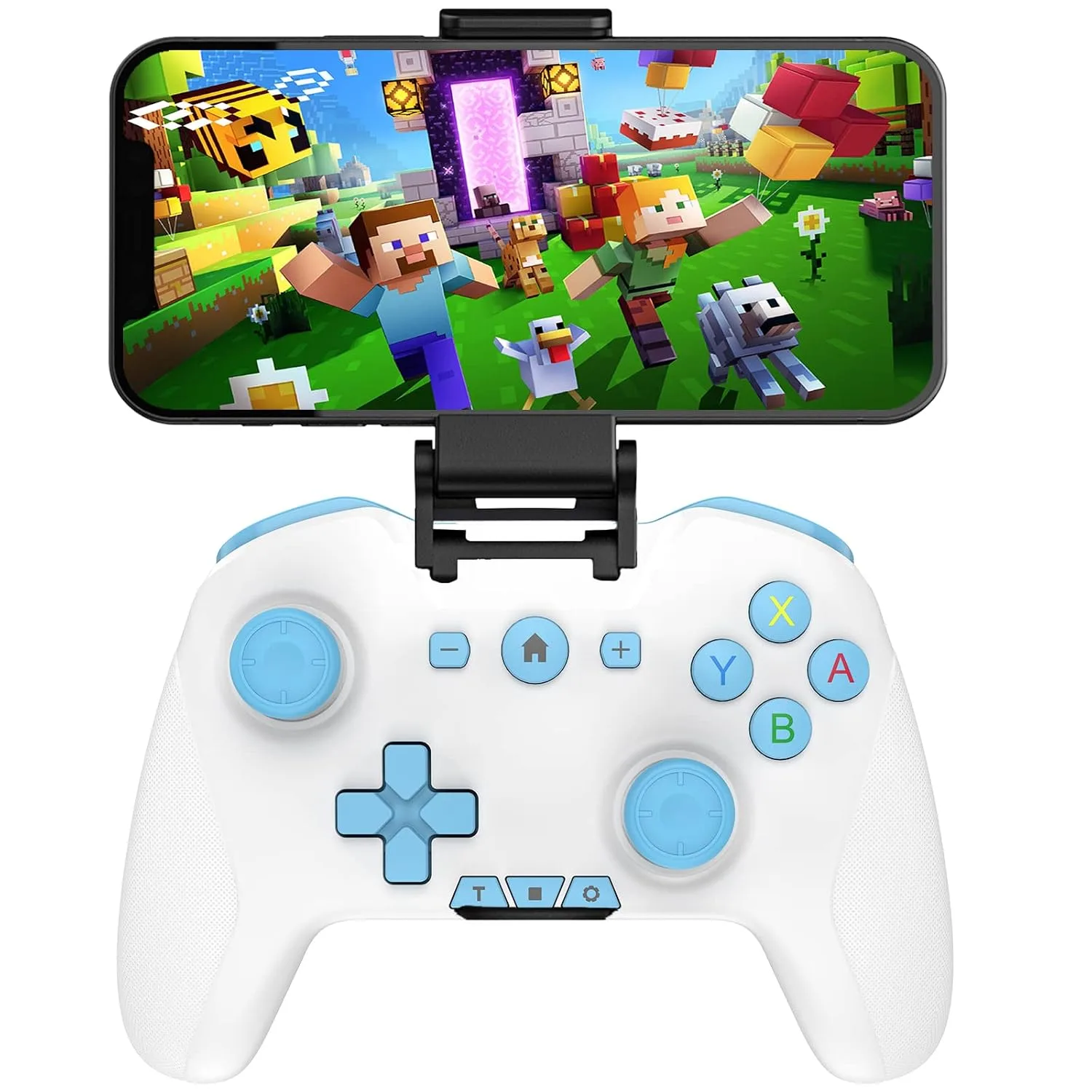 Control Bluetooth Unihow para Switch/Mac/PC/Android/iOS con Turbo y Giroscopio 6 Ejes
