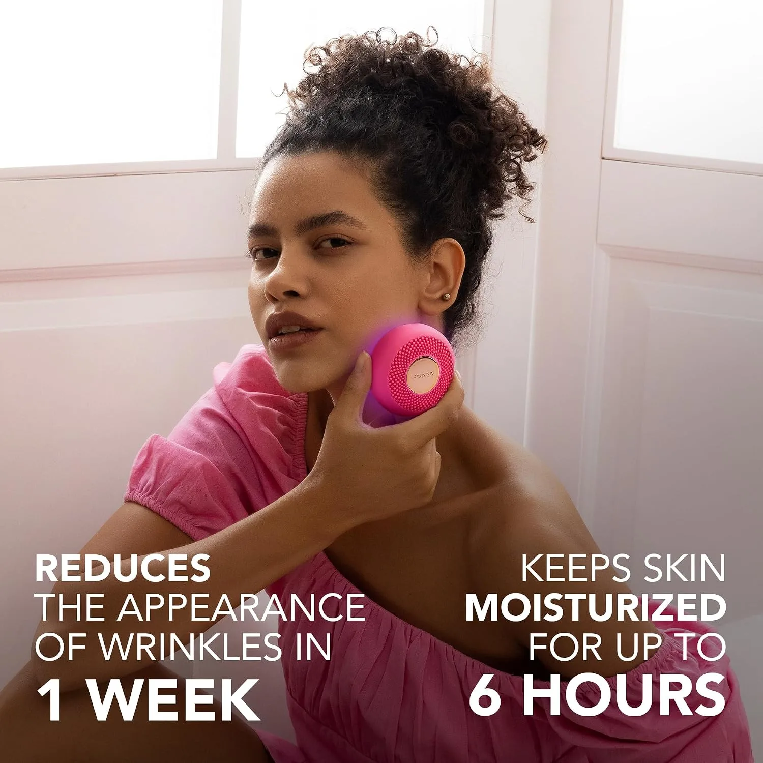 FOREO UFO 3 mini Face Mask Skincare - Face Moisturiser, Red Light