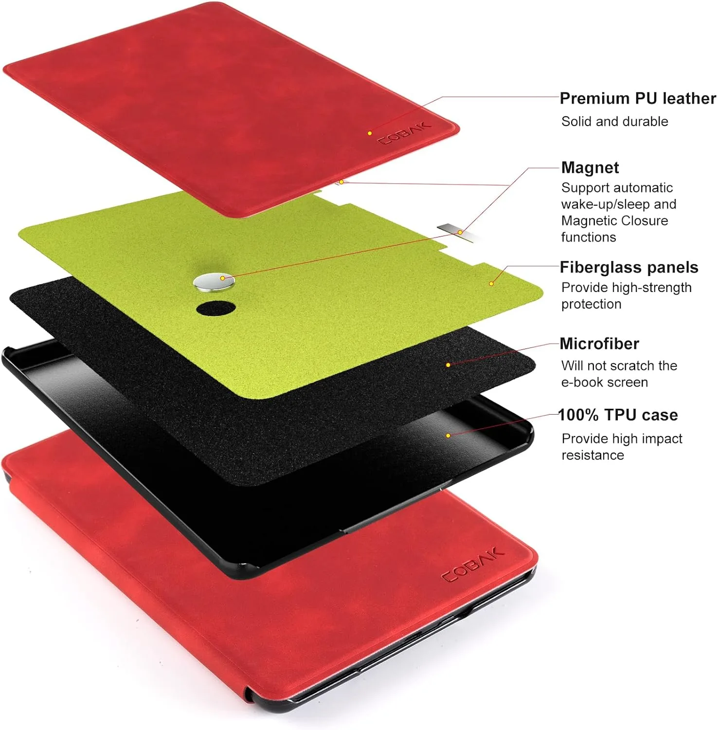 CoBak 6" Case, not for iPad (A072610)