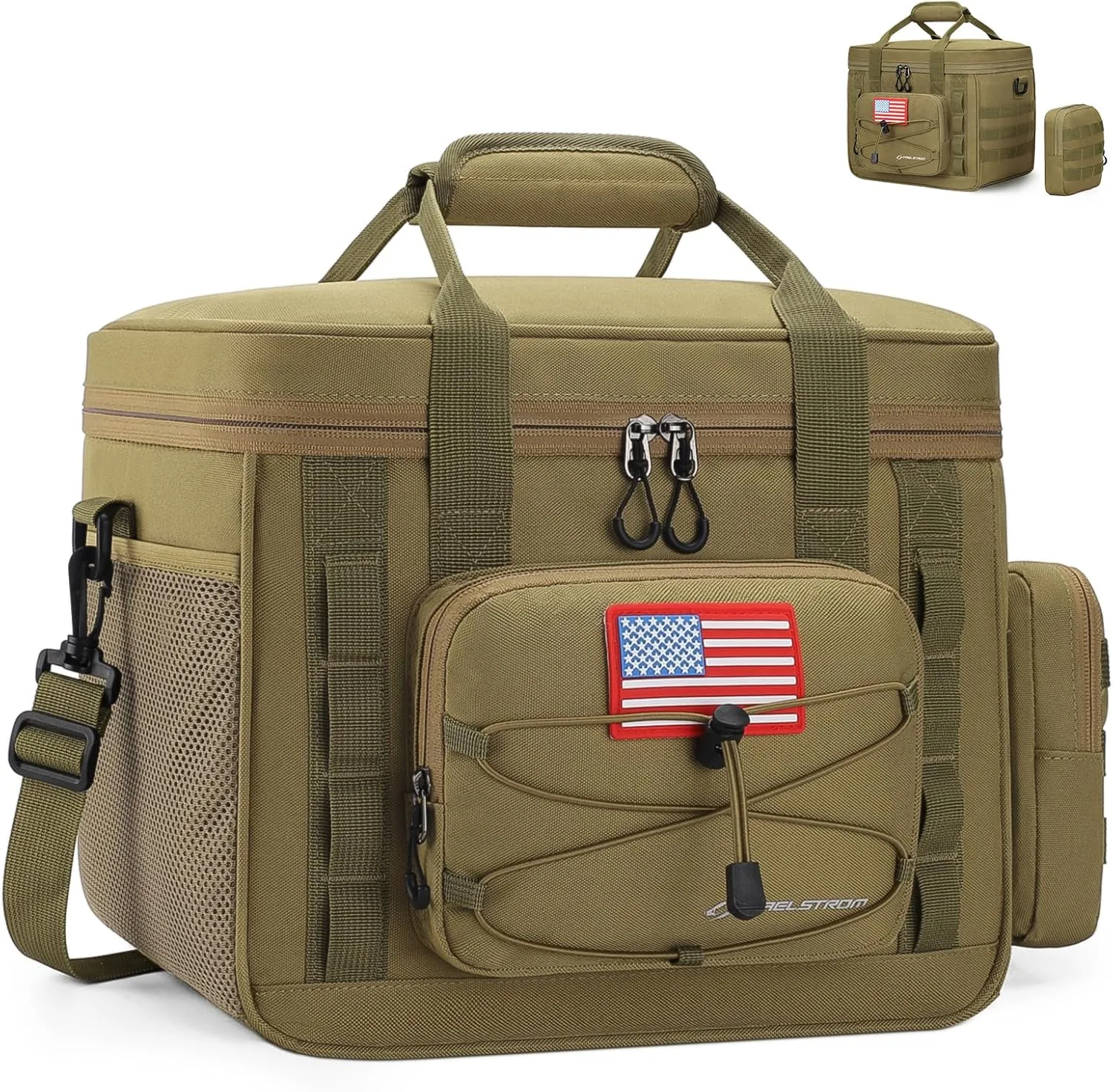 Maelstrom Tactical Lunch Box for Men, Cooler Bag with Detachable MOLLE Bag
