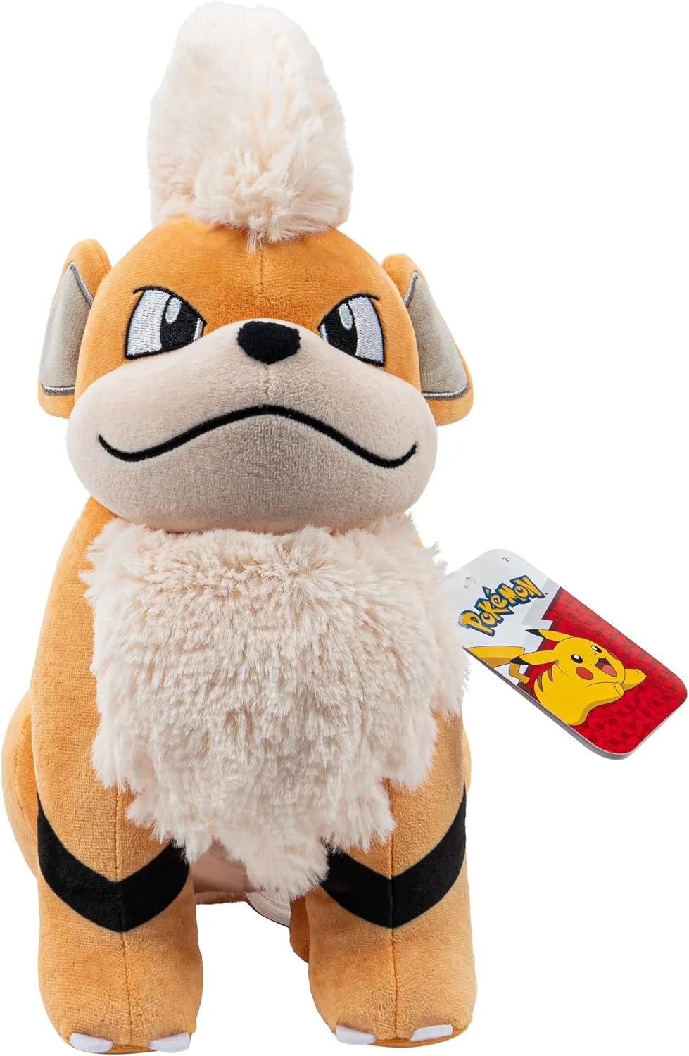 Pokemon Growlithe Plush - 12-Inch Soft Plush with Authentic Details