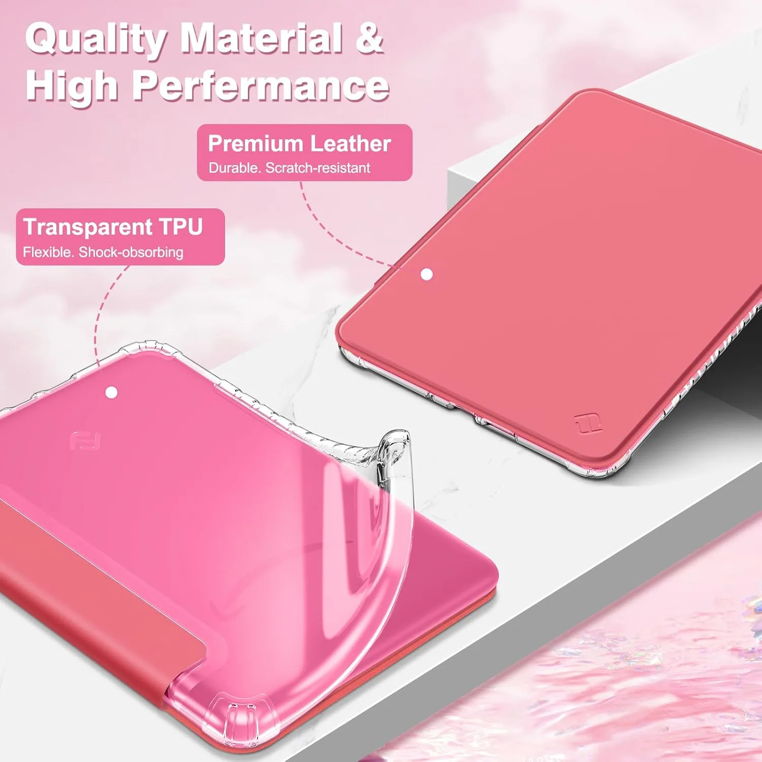 Fintie Clear Case for 7" Kindle Paperwhite 12th Gen 2024 & Kindle Colorsoft