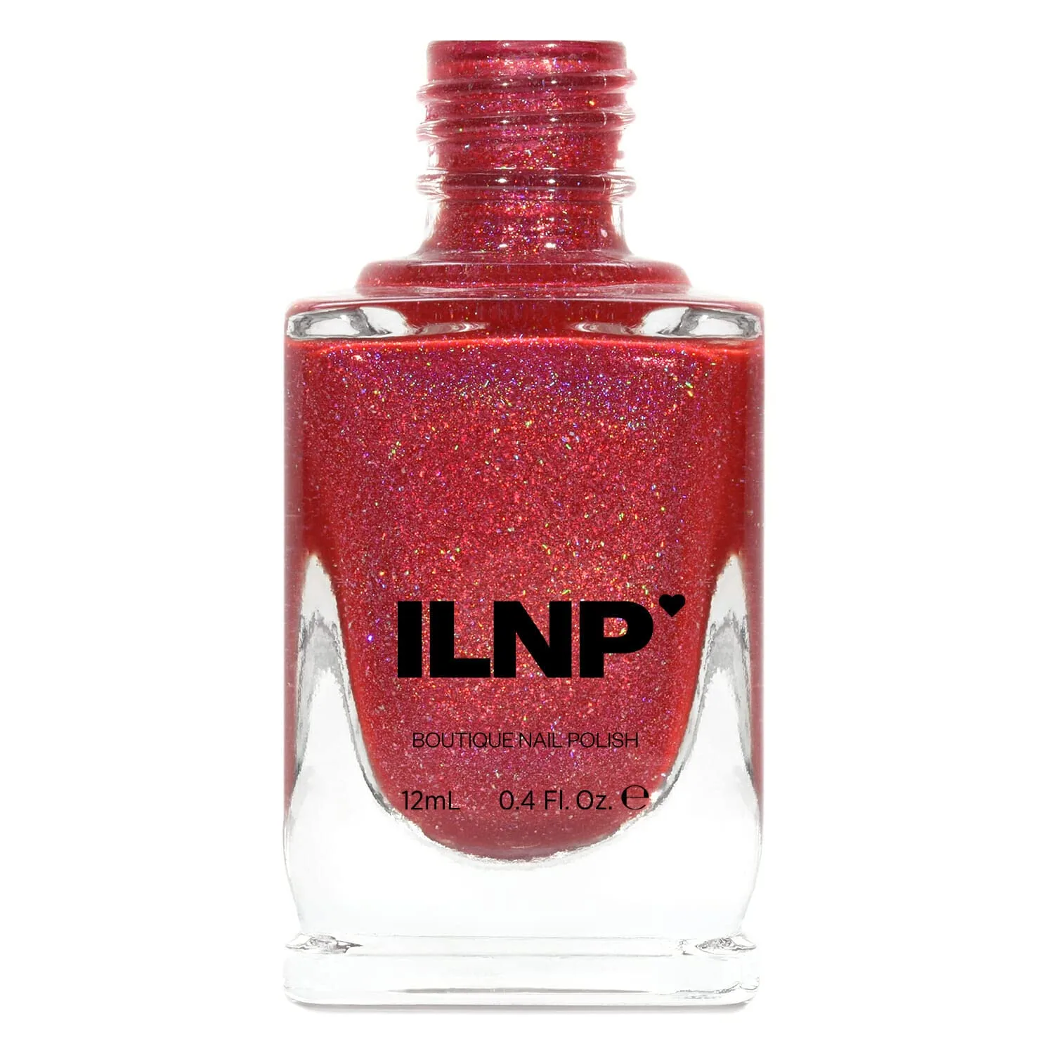 ILNP Closure - Apple Red Holographic Nail Polish