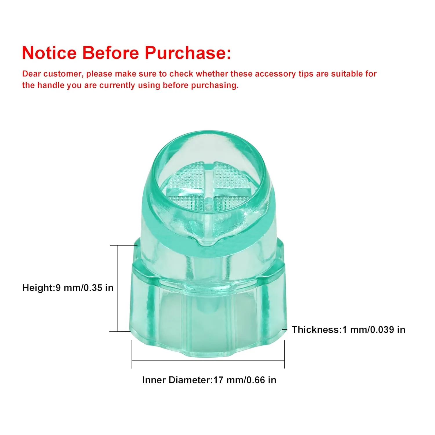 Elitzia 8Pcs Hydrodermabrasion Tips Set for Aqua Peel Beauty Machine