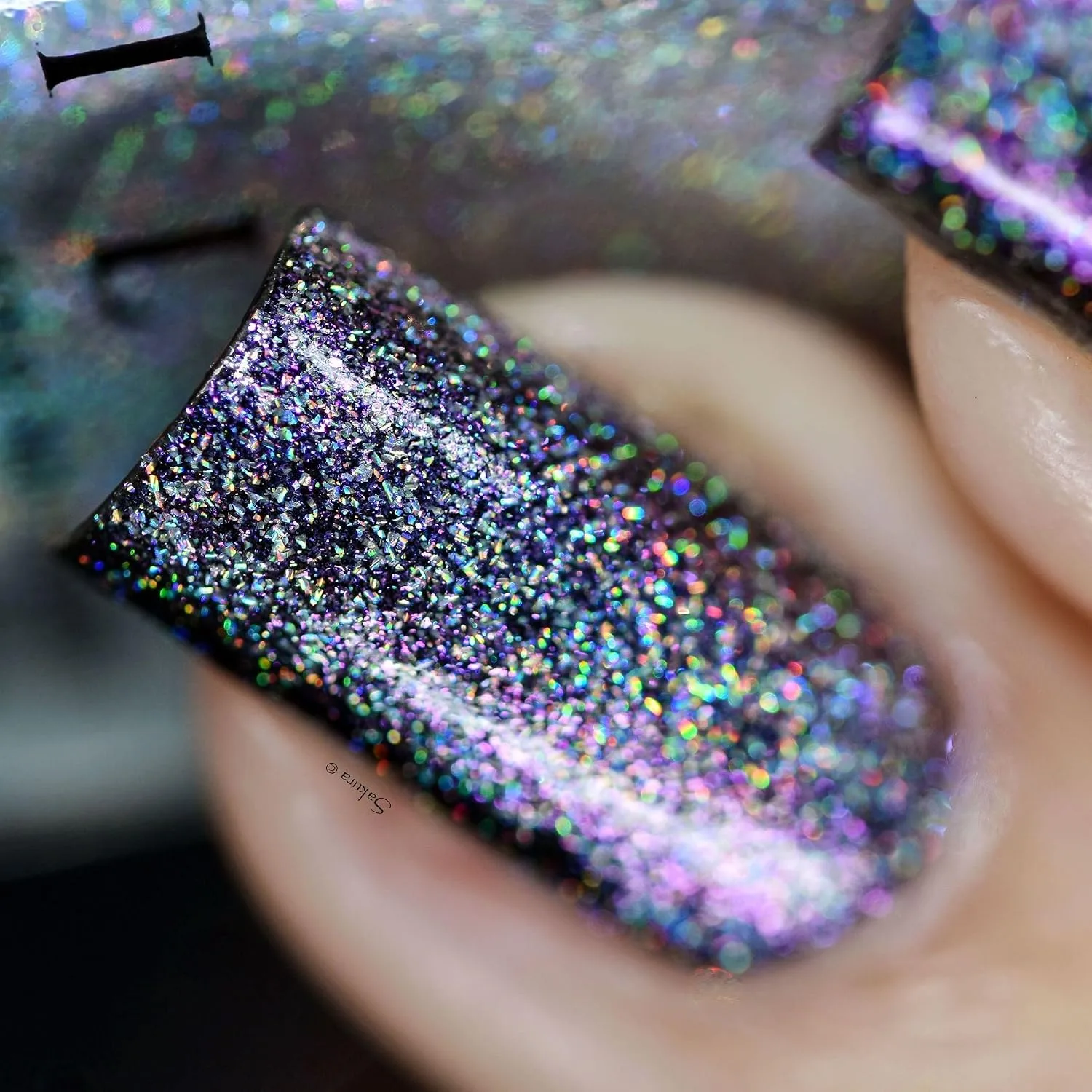 ILNP Chit Chat - Purple to Pink to Gold Color Kissed Ultra Holo Nail Polish