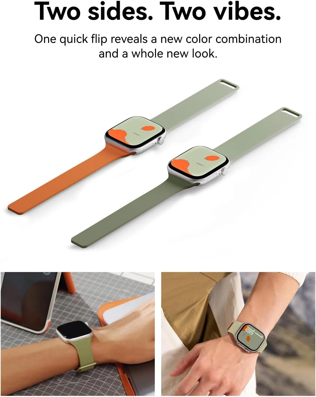 MOFT Snap Duo Watch Bands Active for Apple Watch Bands for Women & Men