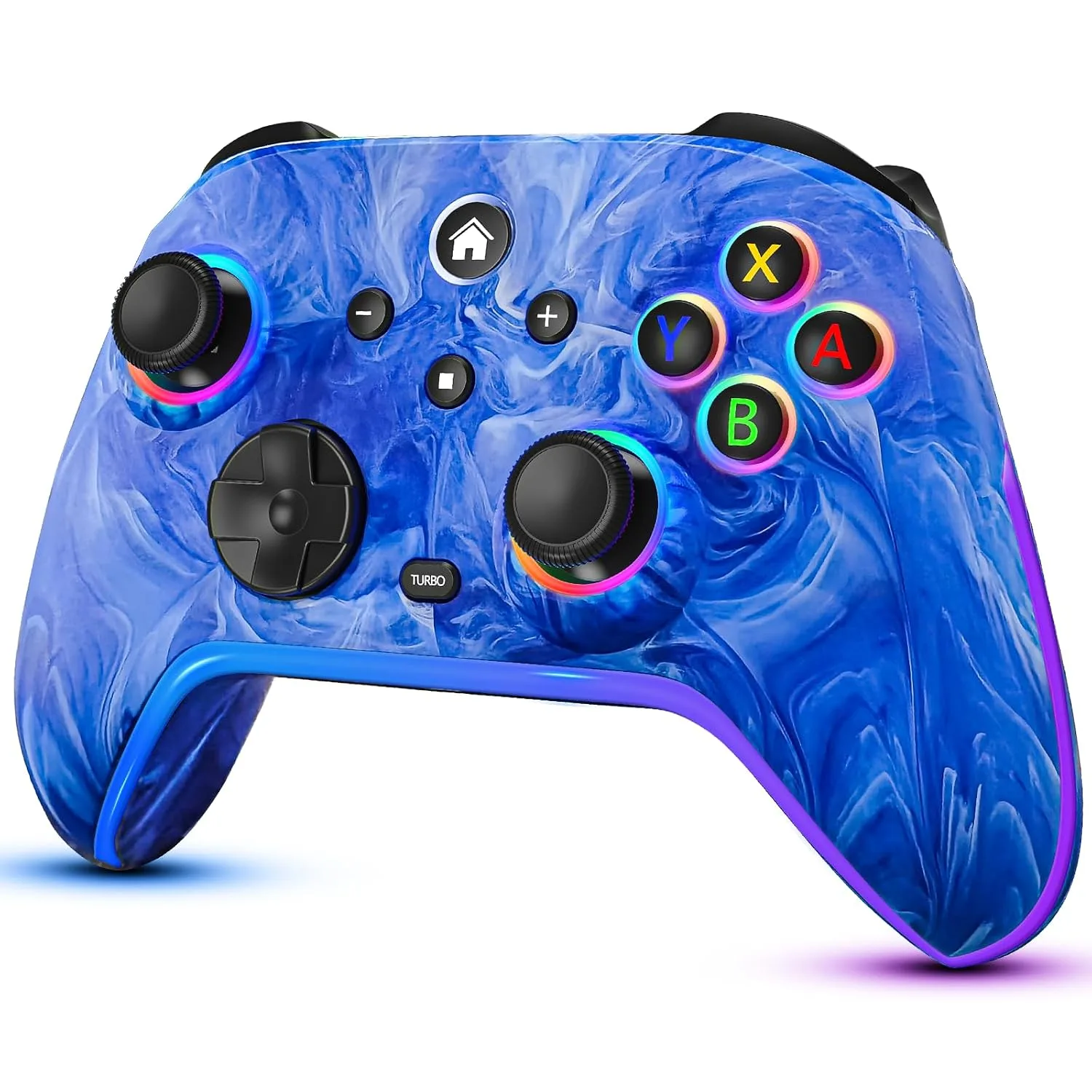 Control inalámbrico Javrunwof Switch Pro Azul