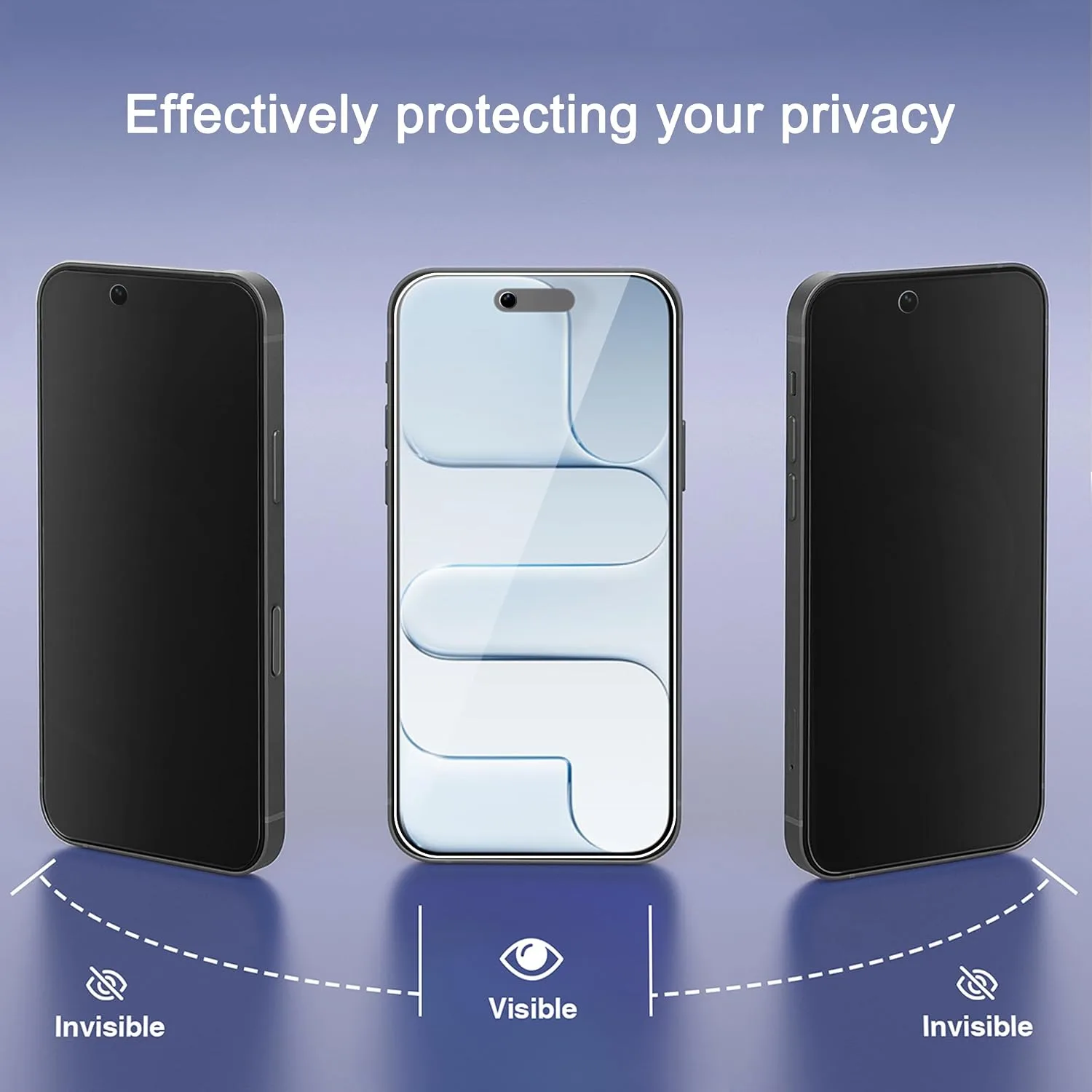 Ailun 3 Pack Privacy Screen Protector for iPhone Air, 6.5 inch