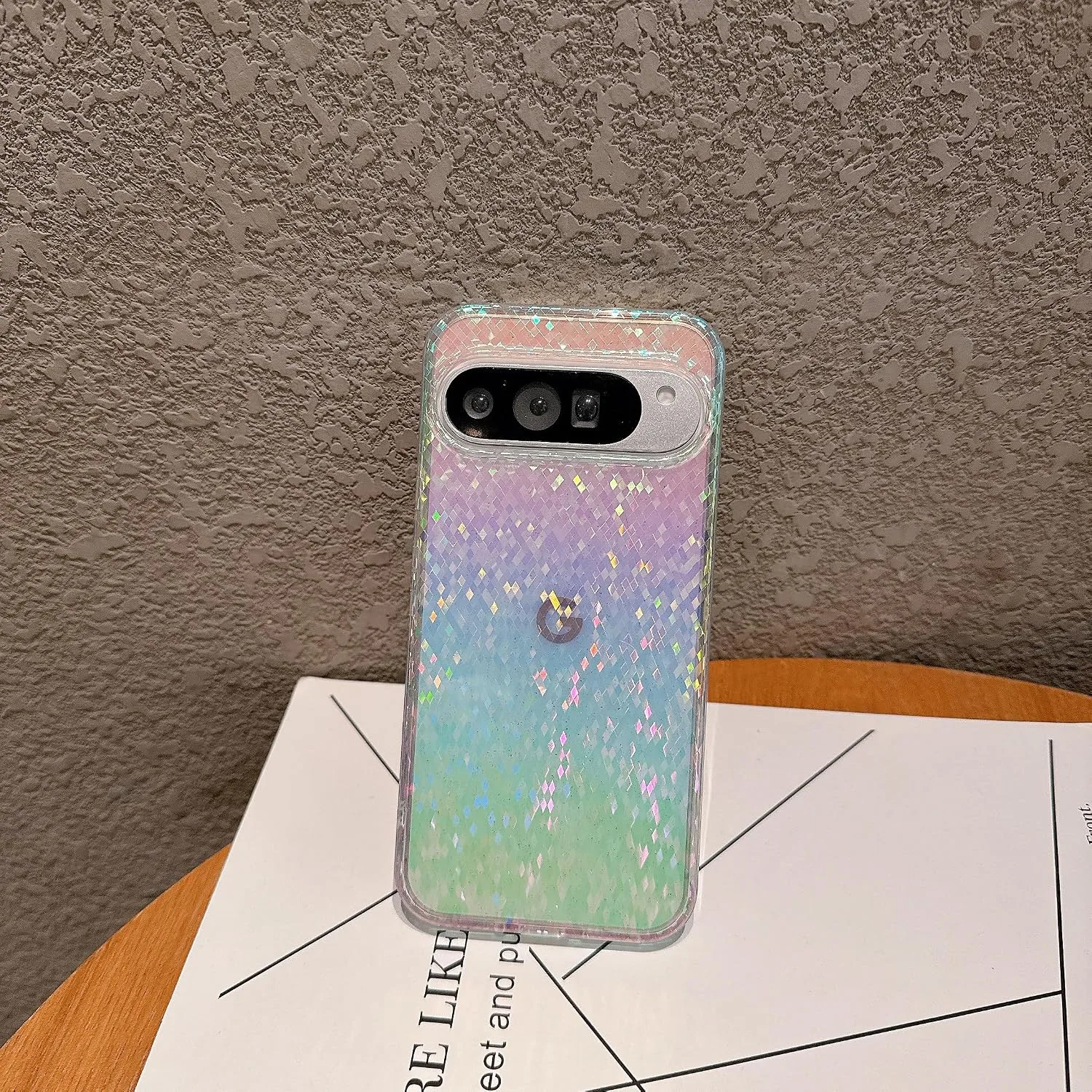 Magnetic for Google Pixel 11/11 Pro Case Women,[Holographic Iridescent Color Changing Effect] Fashion Slim Cute and Unique Matt Protective Phone Cover for Pixel 11/11 Pro