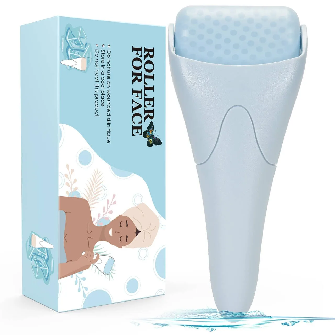 Rodillo facial Fronnor Ice Roller para ojos y rostro
