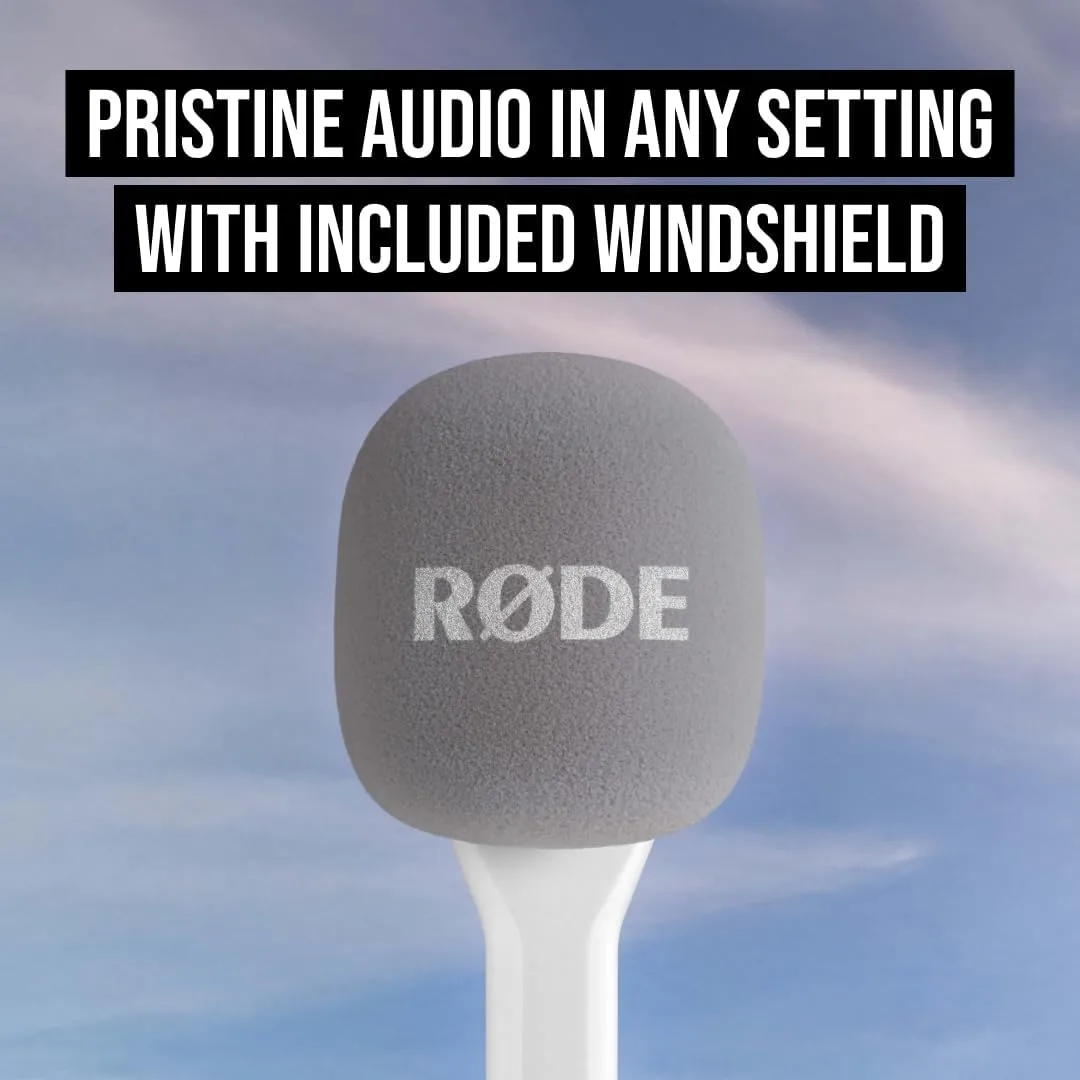 RØDE Interview GO Handheld Adaptor for RØDE Wireless Microphones (White)