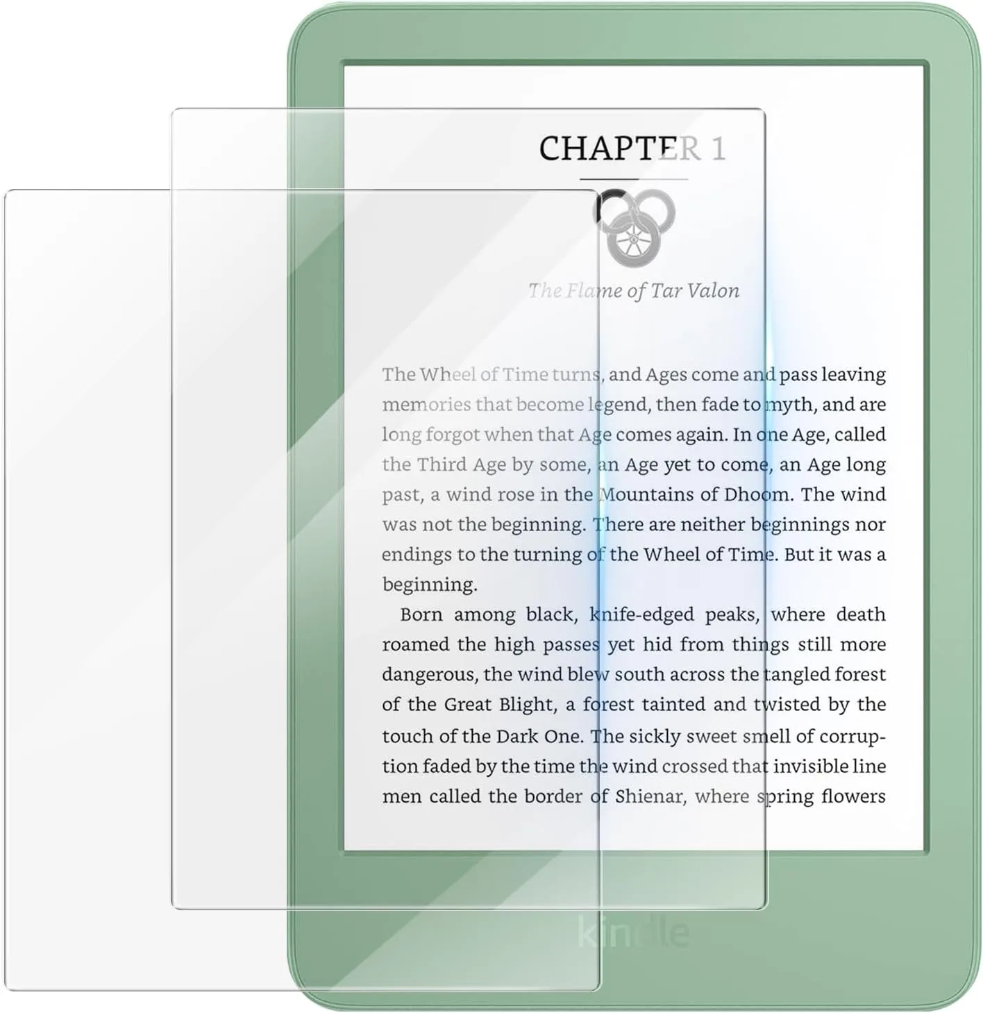 MoKo 2 Pack Tempered Glass for 6 Inch Kobo Clara BW & Clara Color 2024